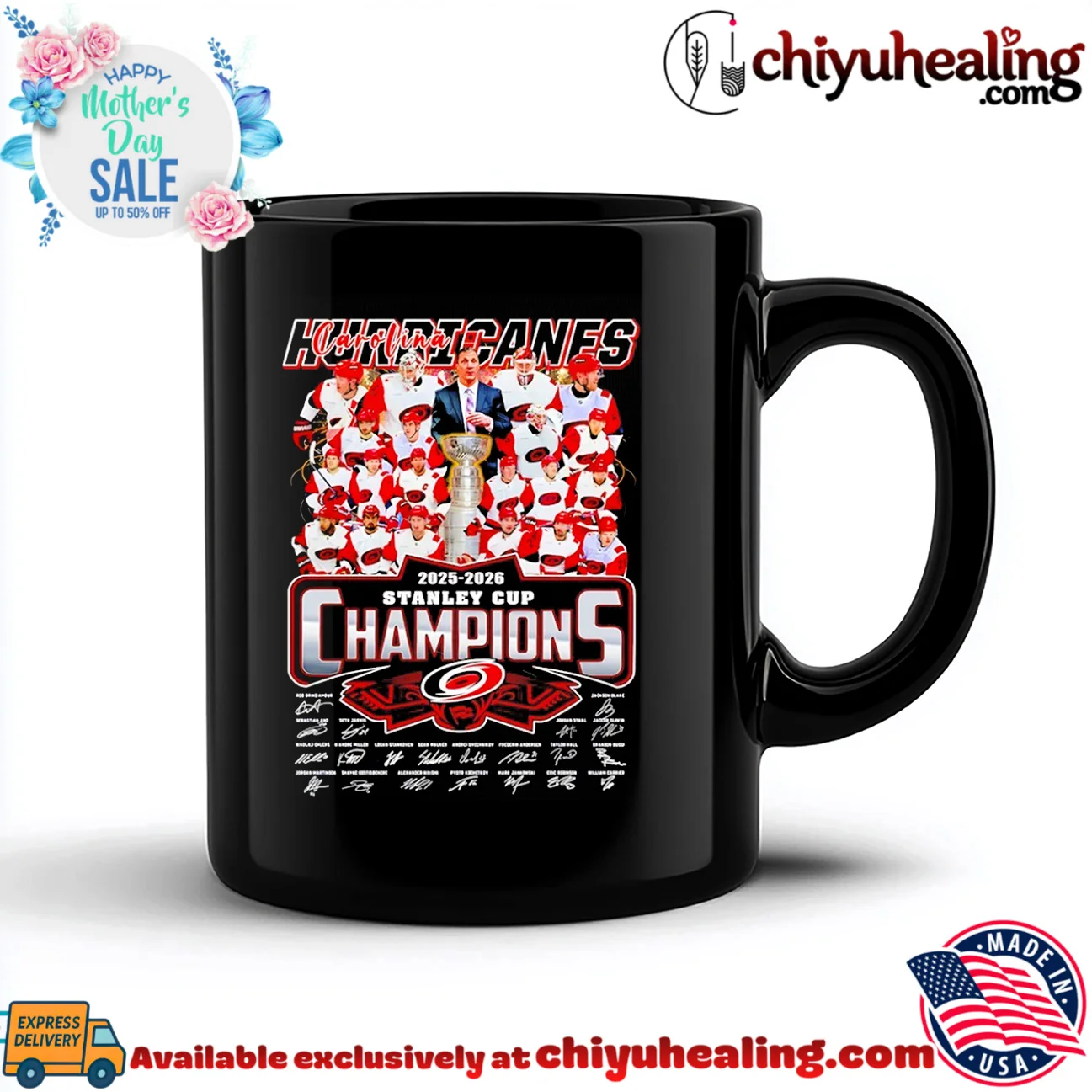 2026 NHL Stanley Cup Champions Carolina Hurricanes hockey player collage signature bespoke shirt & hoodie | Gift Idea 2026 2026 NHL Stanley Cup Champions Carolina Hurricanes hockey player collage signature