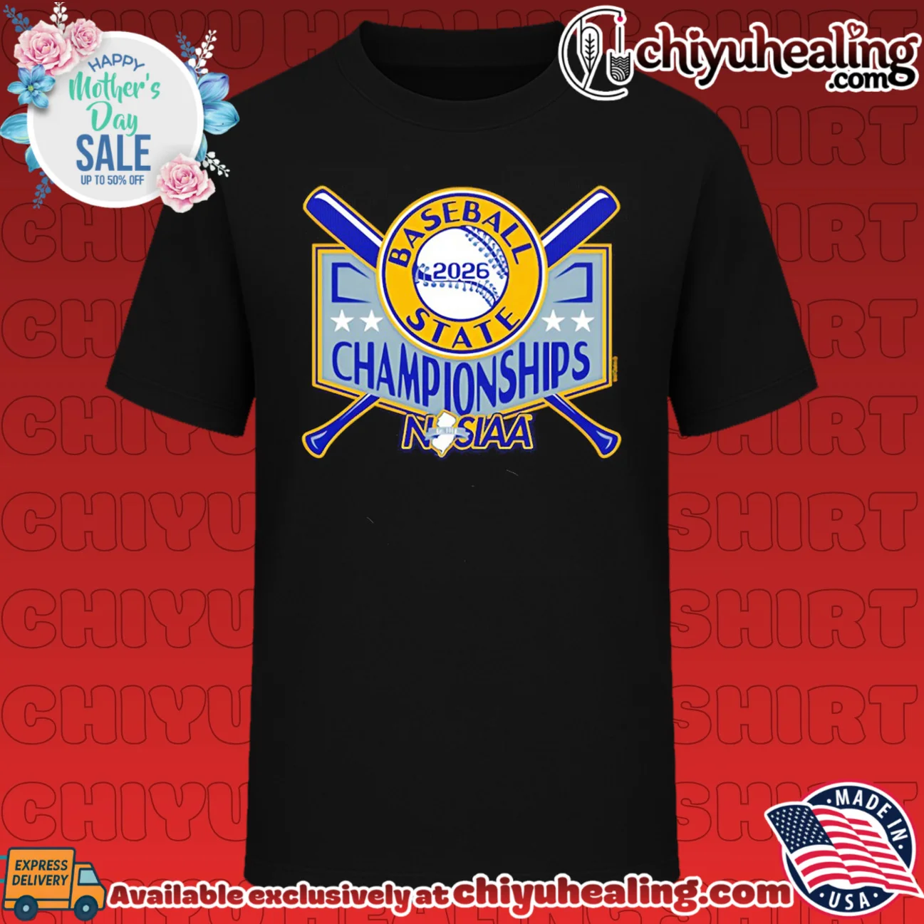 2026 NJSIAA Baseball State Championships logo shirt