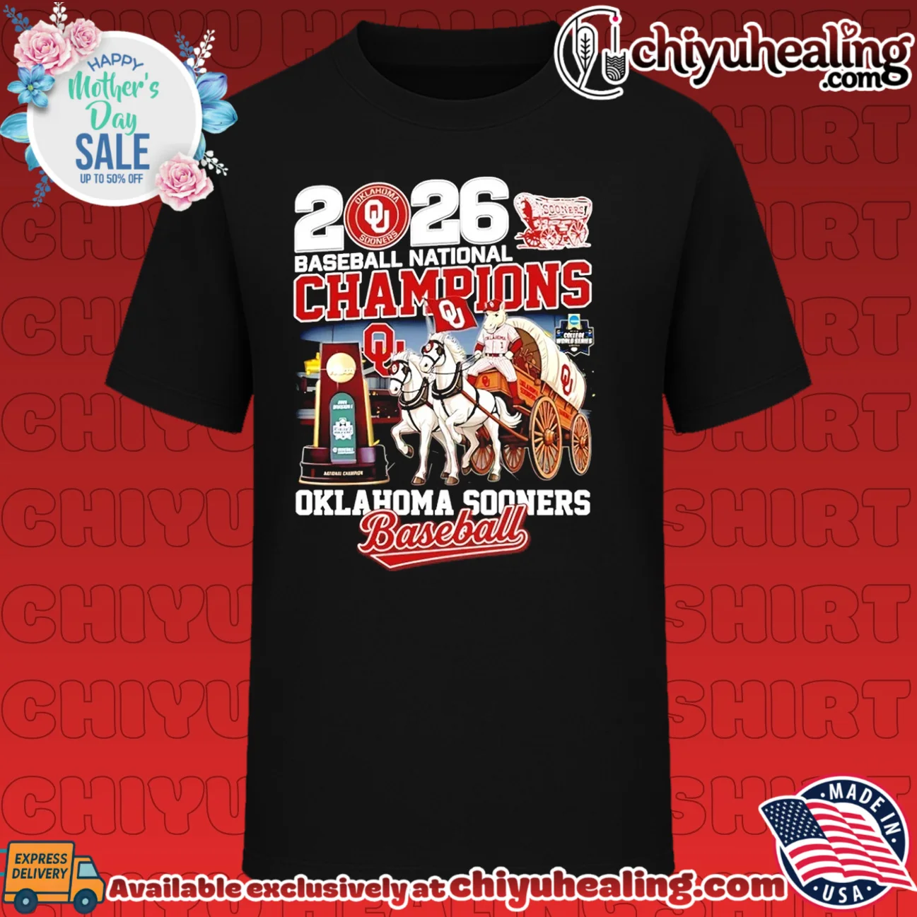 2026 Oklahoma Sooners Baseball National Champions shirt & hoodie