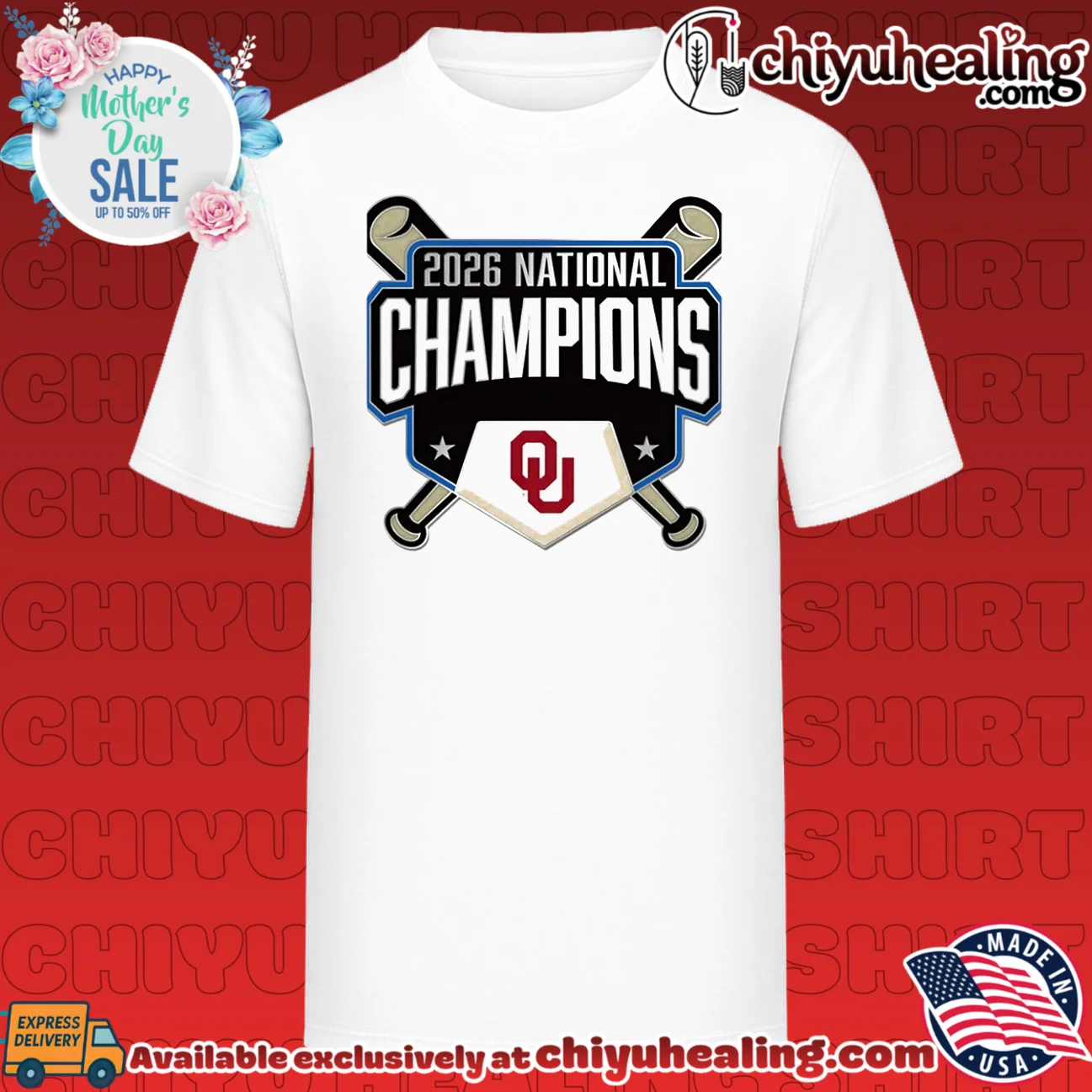 2026 Oklahoma Sooners National Champions logo shirt & hoodie