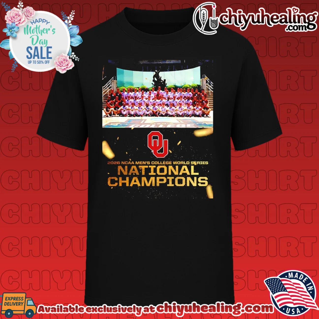 2026 Oklahoma Sooners NCAA Men's College World Series National Champions shirt & hoodie