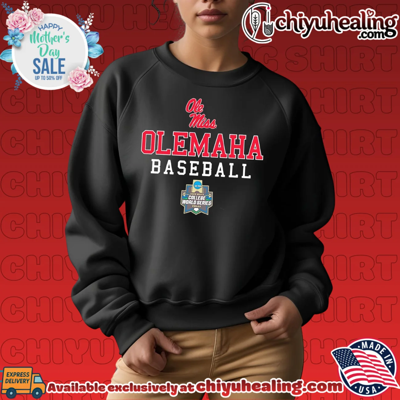 2026 Ole Miss Rebels Olemaha Baseball College World Series shirt bespoke shirt & hoodie | Aesthetic Apparel 2026 Ole Miss Rebels Olemaha Baseball College World Series shirt