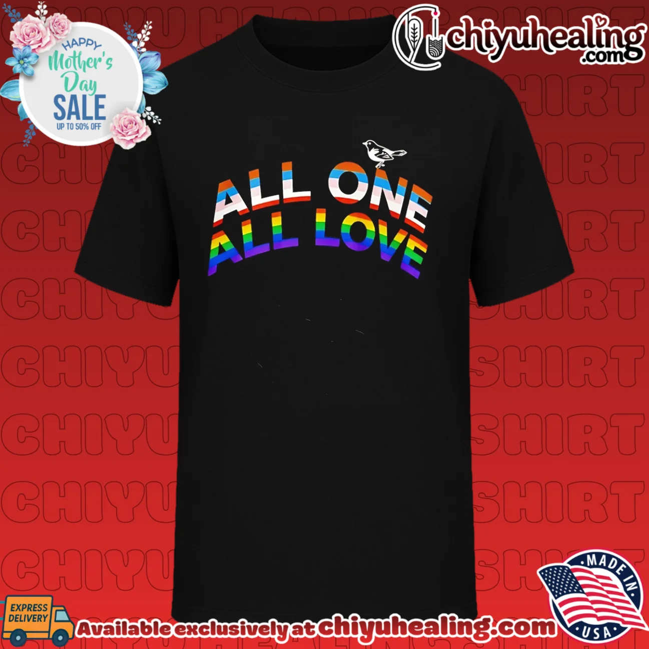 2026 Orioles All One All Love Pride Night shirt & hoodie