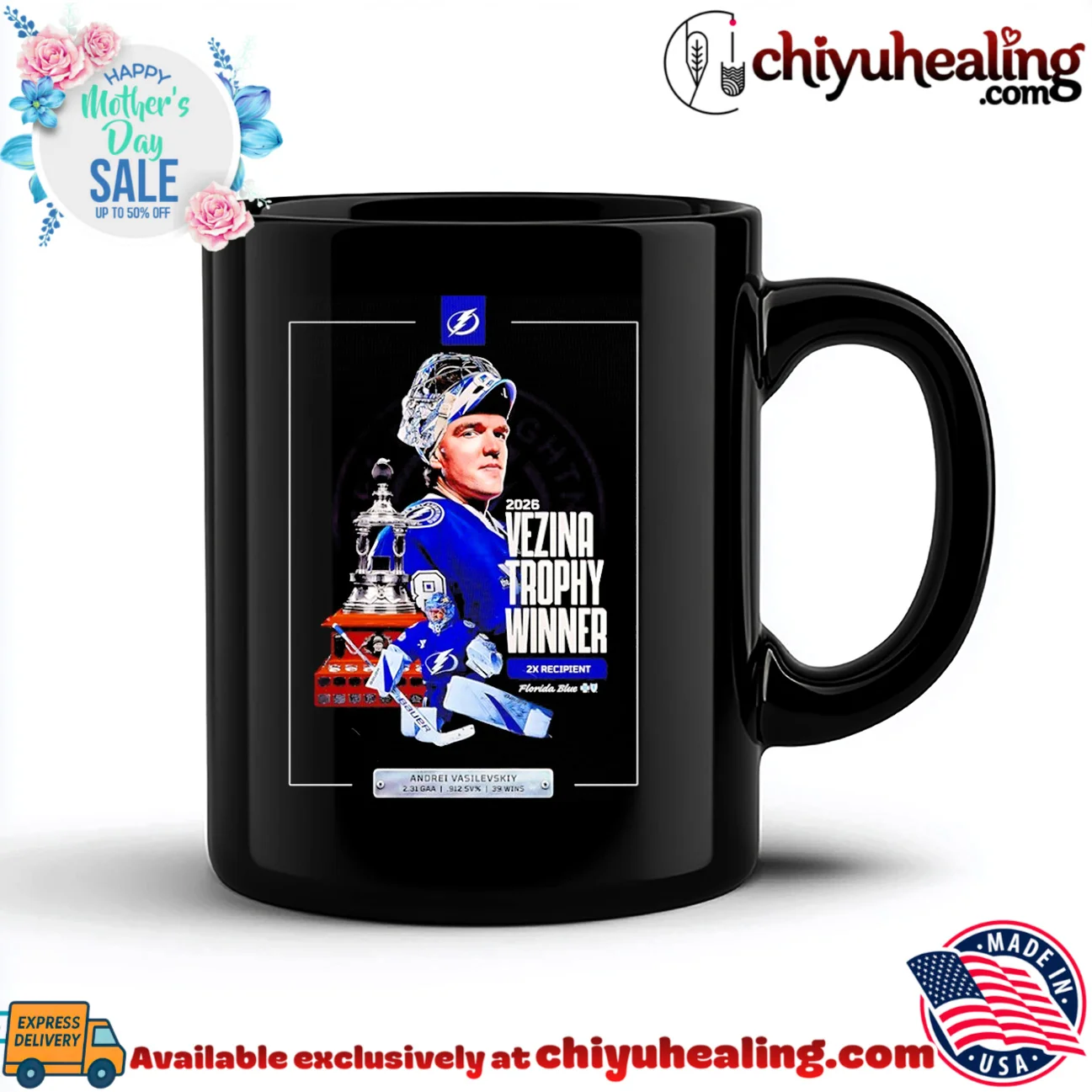 2026 Vezina Trophy Winner Tampa Bay Lightning Andrei Vasilevskiy poster shirt signature shirt & hoodie - The Fan Collection 2026 Vezina Trophy Winner Tampa Bay Lightning Andrei Vasilevskiy poster shirt