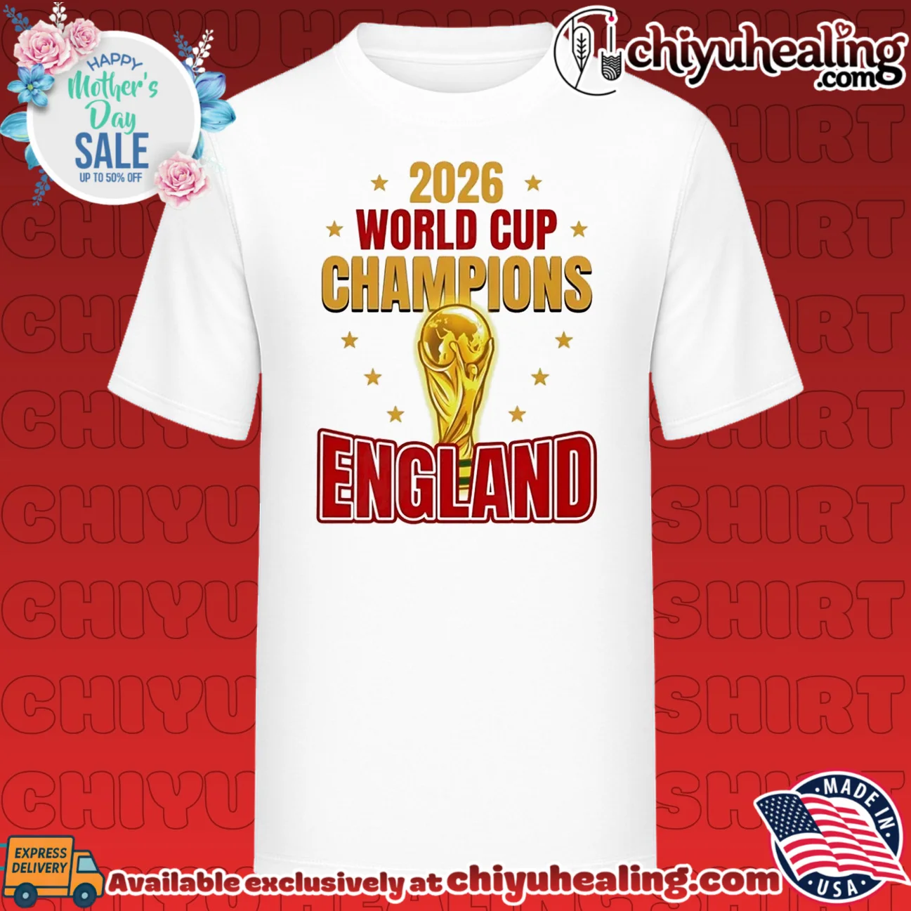 2026 World Cup Champions England Football Soccer shirt & hoodie
