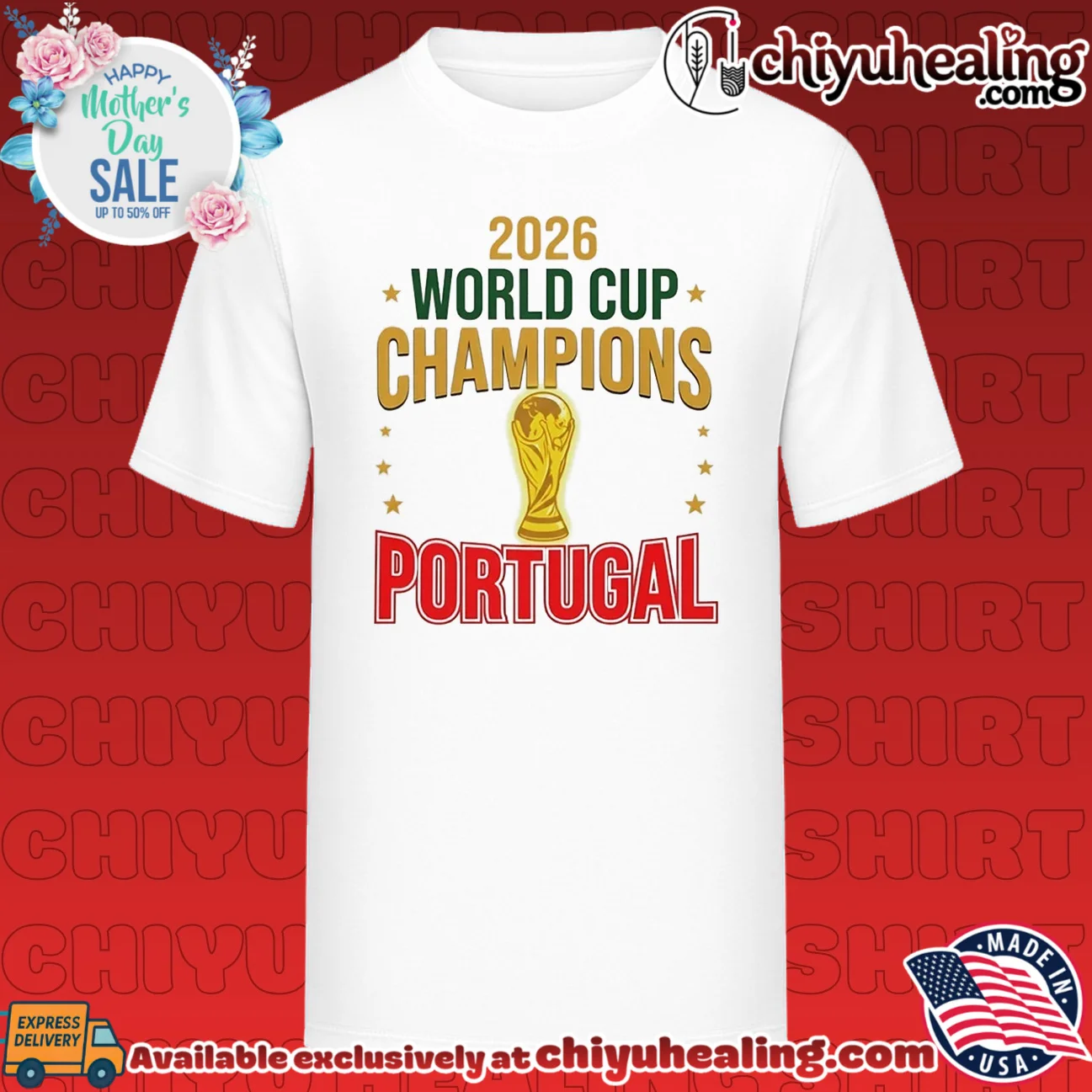 2026 World Cup Champions Portugal Football Soccer shirt & hoodie