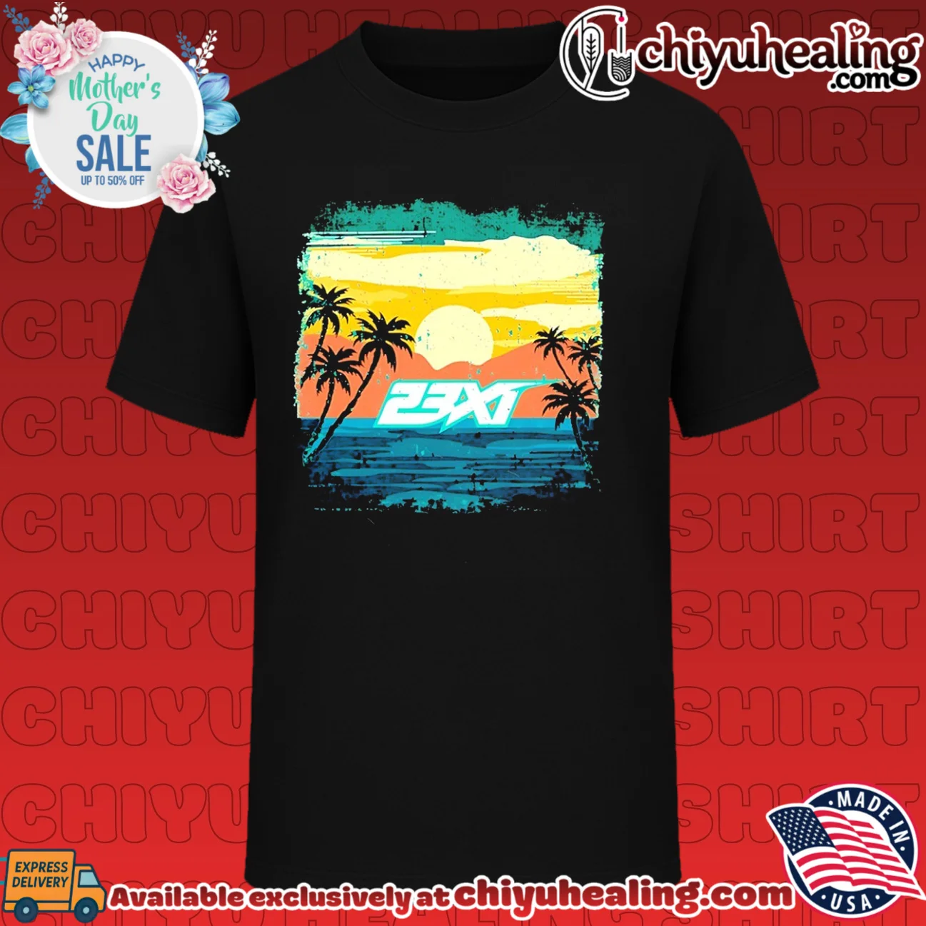23XI Ink Teal Sunset Lifestyle