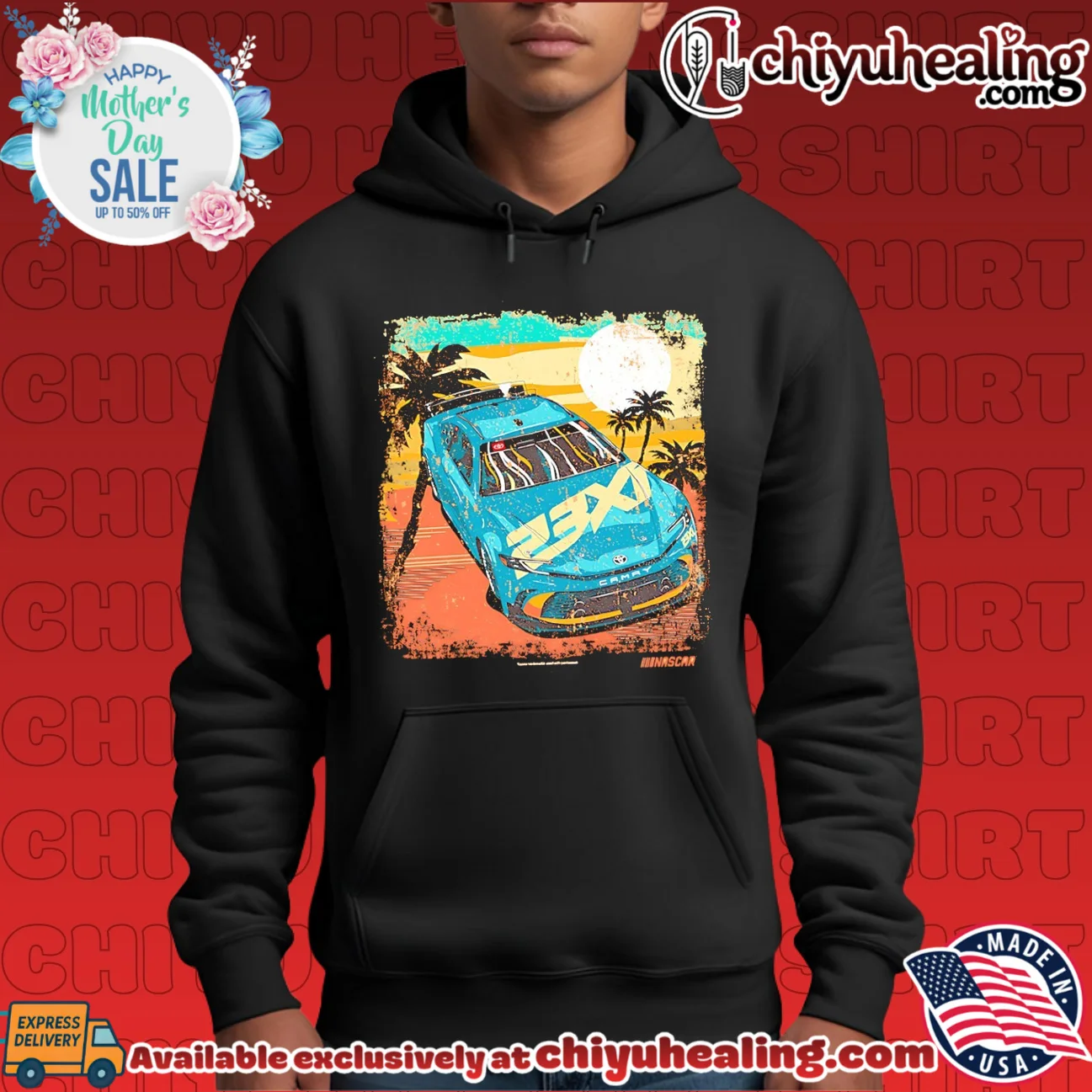 23XI Sunset Car Lifestyle vintage retro shirt & hoodie | Iconic Look 23XI Sunset Car Lifestyle vintage retro shirt & hoodie | Iconic Look