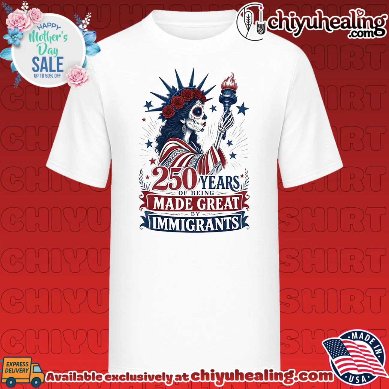 250 years of being made great by immigrants vintage shirt & hoodie