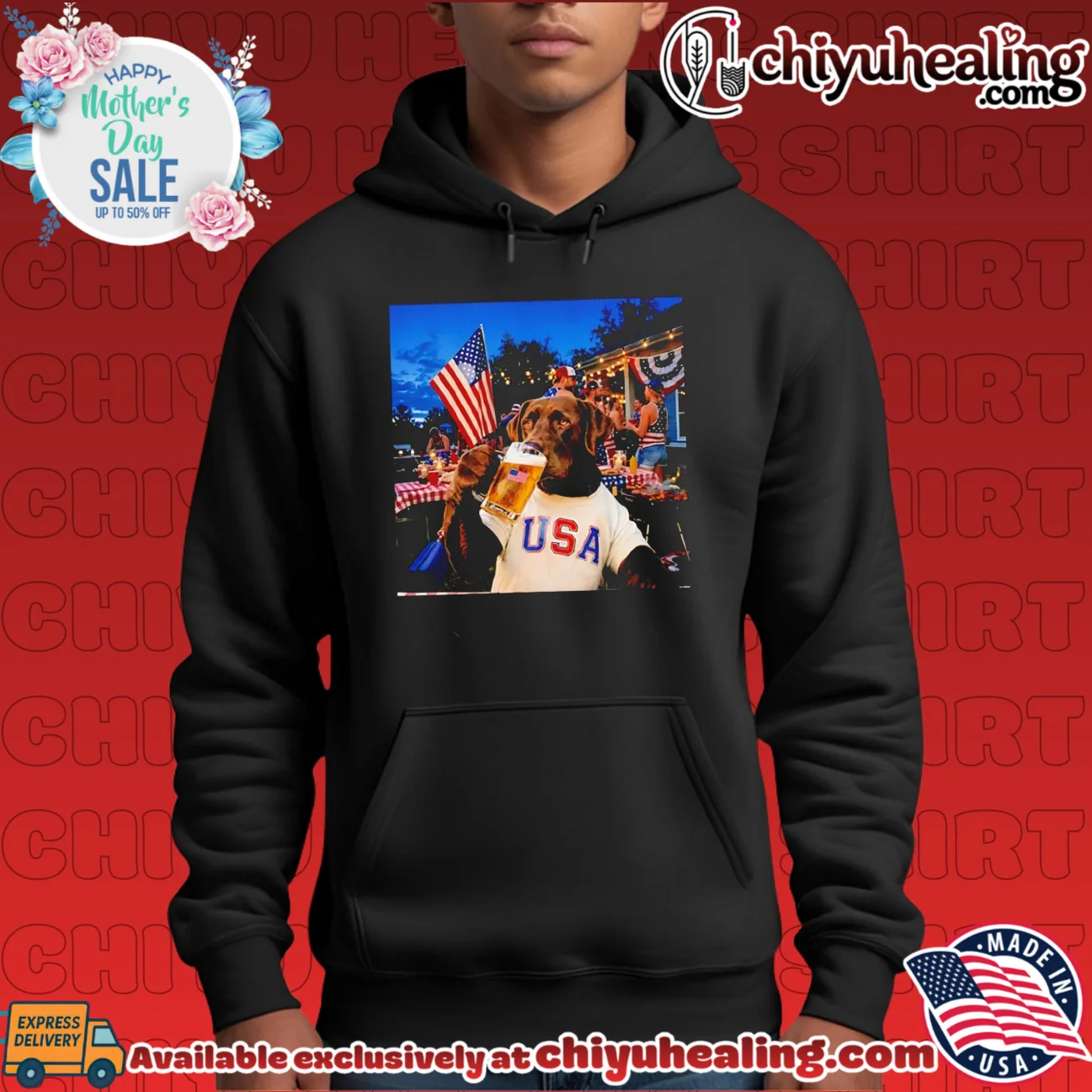 4th of July 250 USA Dog Drinking Beer shirt & hoodie 4th of July 250 USA Dog Drinking Beer shirt & hoodie