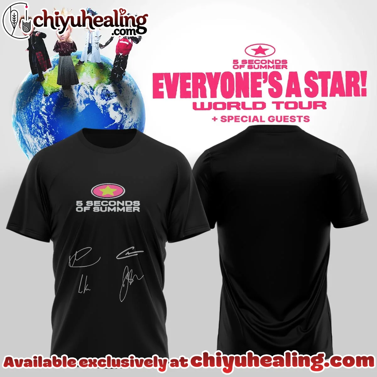 5SOS EVERYONES A STAR World Tour T-Shirt & Hoodie - Series 13