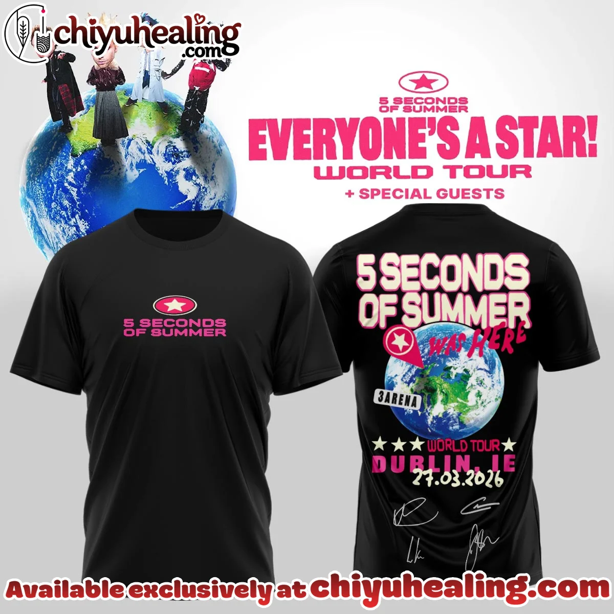 5SOS EVERYONES A STAR World Tour T-Shirt & Hoodie - Variant 15