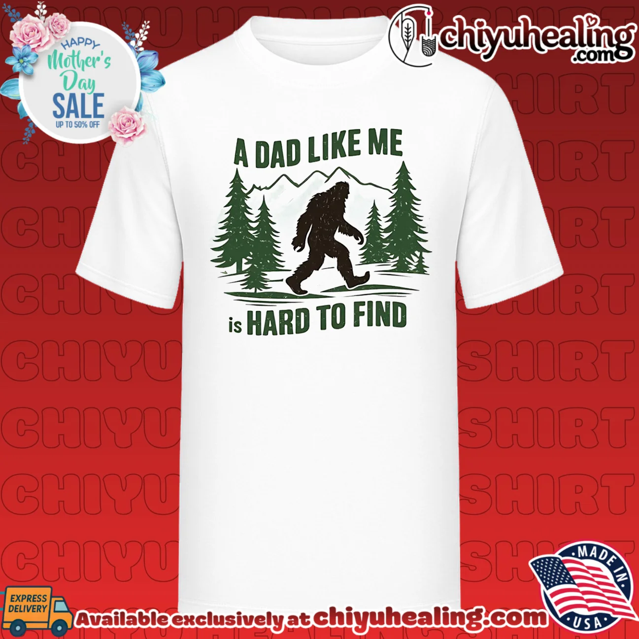 A Dad Like Me Is Hard to Find Bigfoot Sasquatch shirt & hoodie
