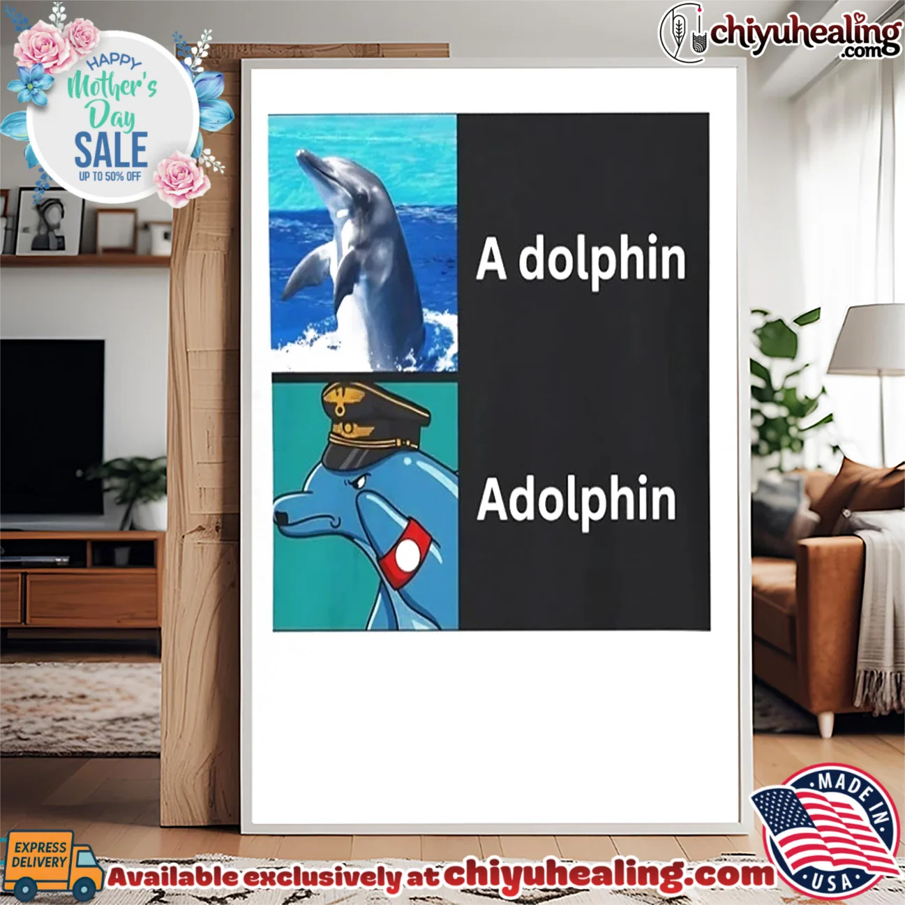 A Dolphin and Adolphin pun wordplay animal meme shirt & hoodie A Dolphin and Adolphin pun wordplay animal meme shirt & hoodie