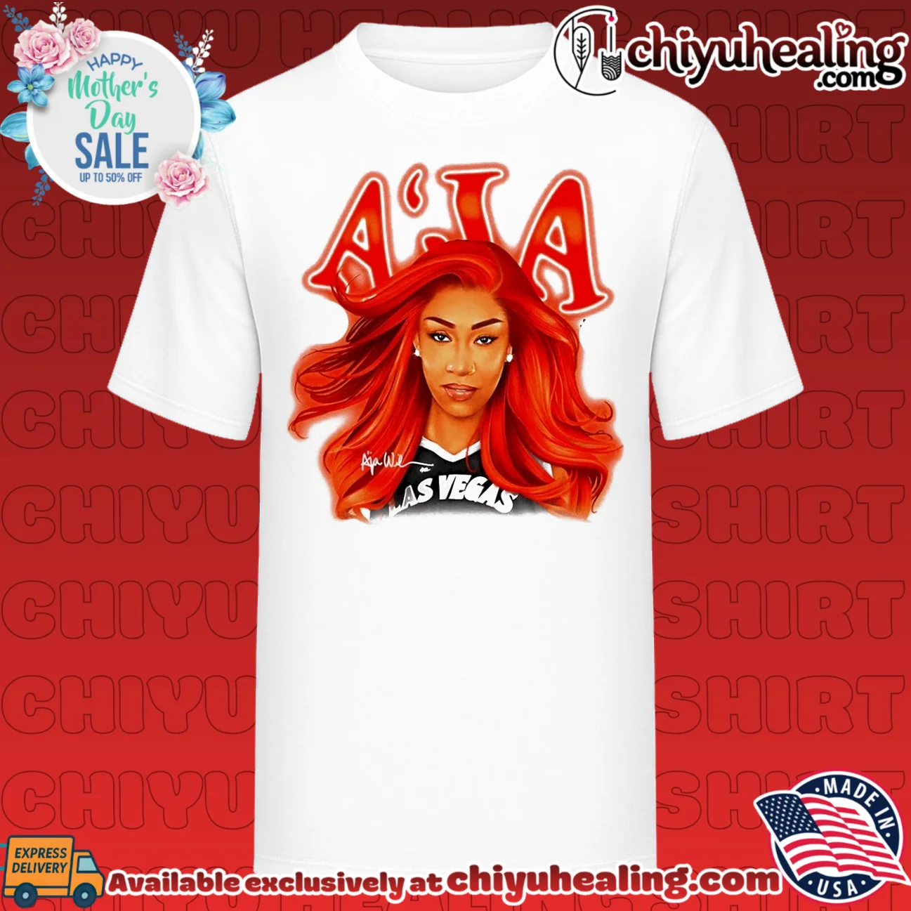 A'ja Wilson Las Vegas Aces Playa Society