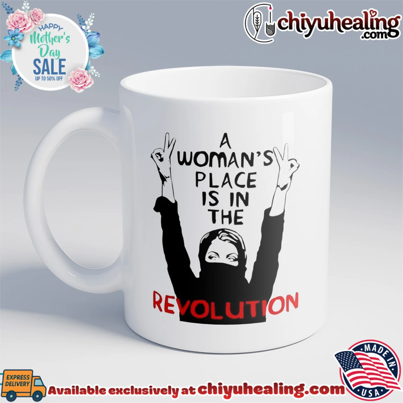 A woman's place is in the Revolution classic shirt & hoodie | 2026 Edition Drop A woman's place is in the Revolution