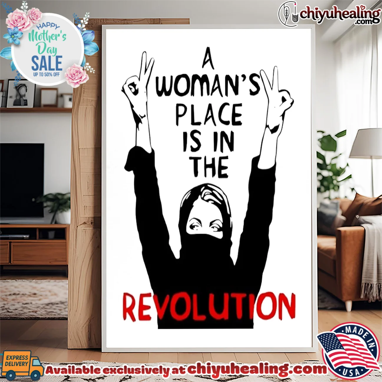 A woman's place is in the Revolution classic shirt & hoodie | 2026 Edition Drop A woman's place is in the Revolution