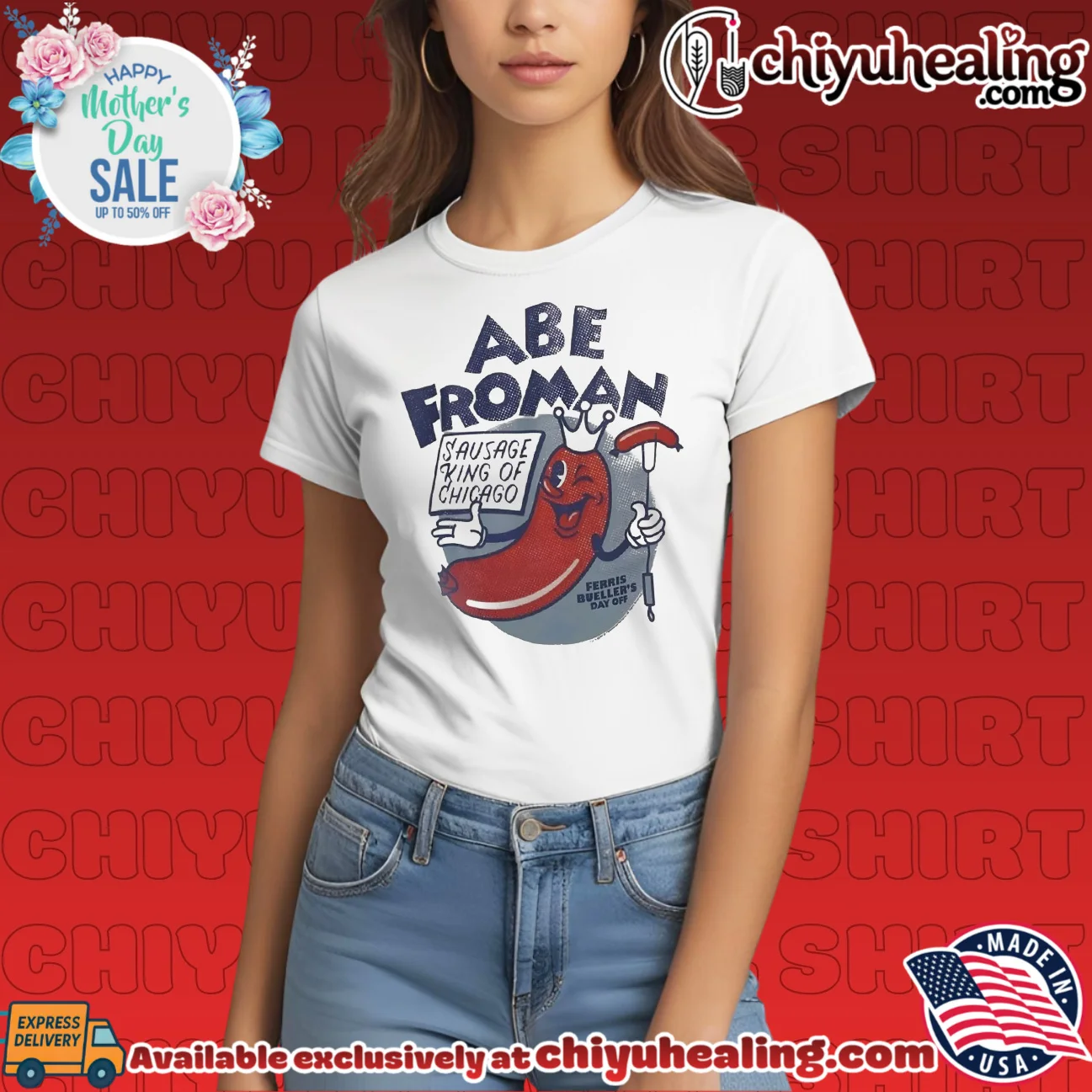 Abe Froman sausage king of Chicago vintage shirt & hoodie Abe Froman sausage king of Chicago vintage