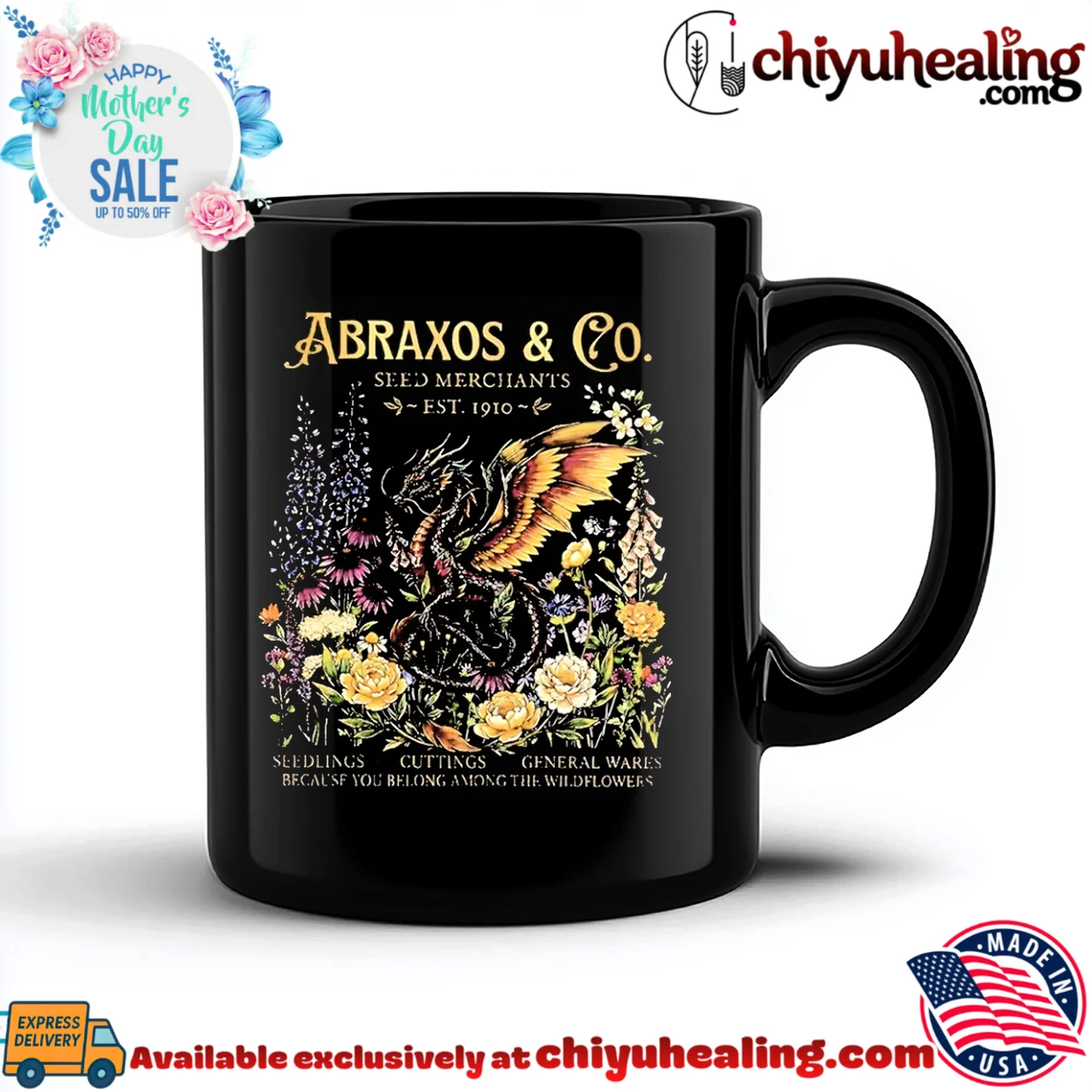 Abraxos Wyvern Seed Merchants Est 1910 Because You Belong Among the Wildflowers shirt & hoodie Abraxos Wyvern Seed Merchants Est 1910 Because You Belong Among the Wildflowers shirt & hoodie