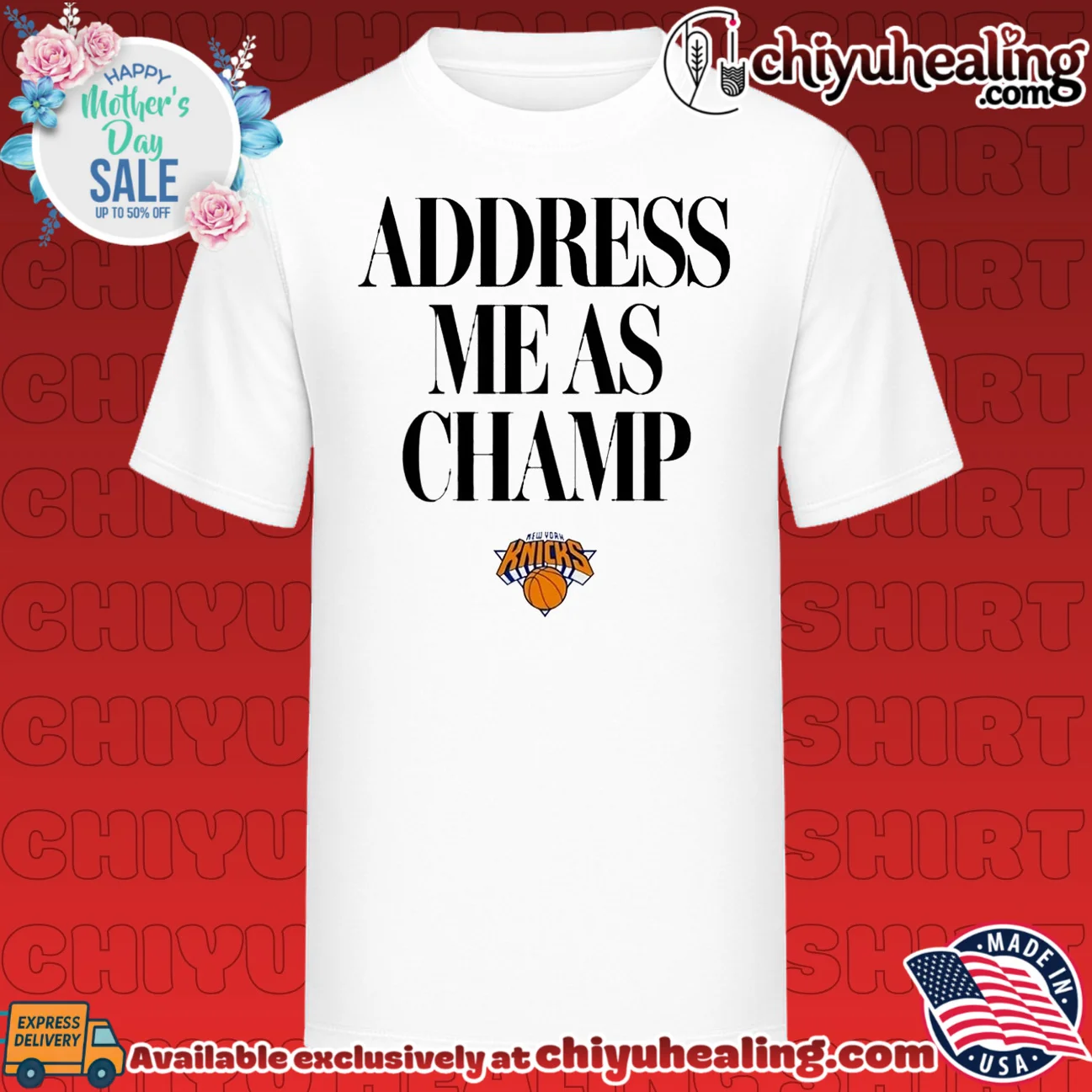 Address Me as Champ New York Knicks 2026 NBA Champions shirt & hoodie