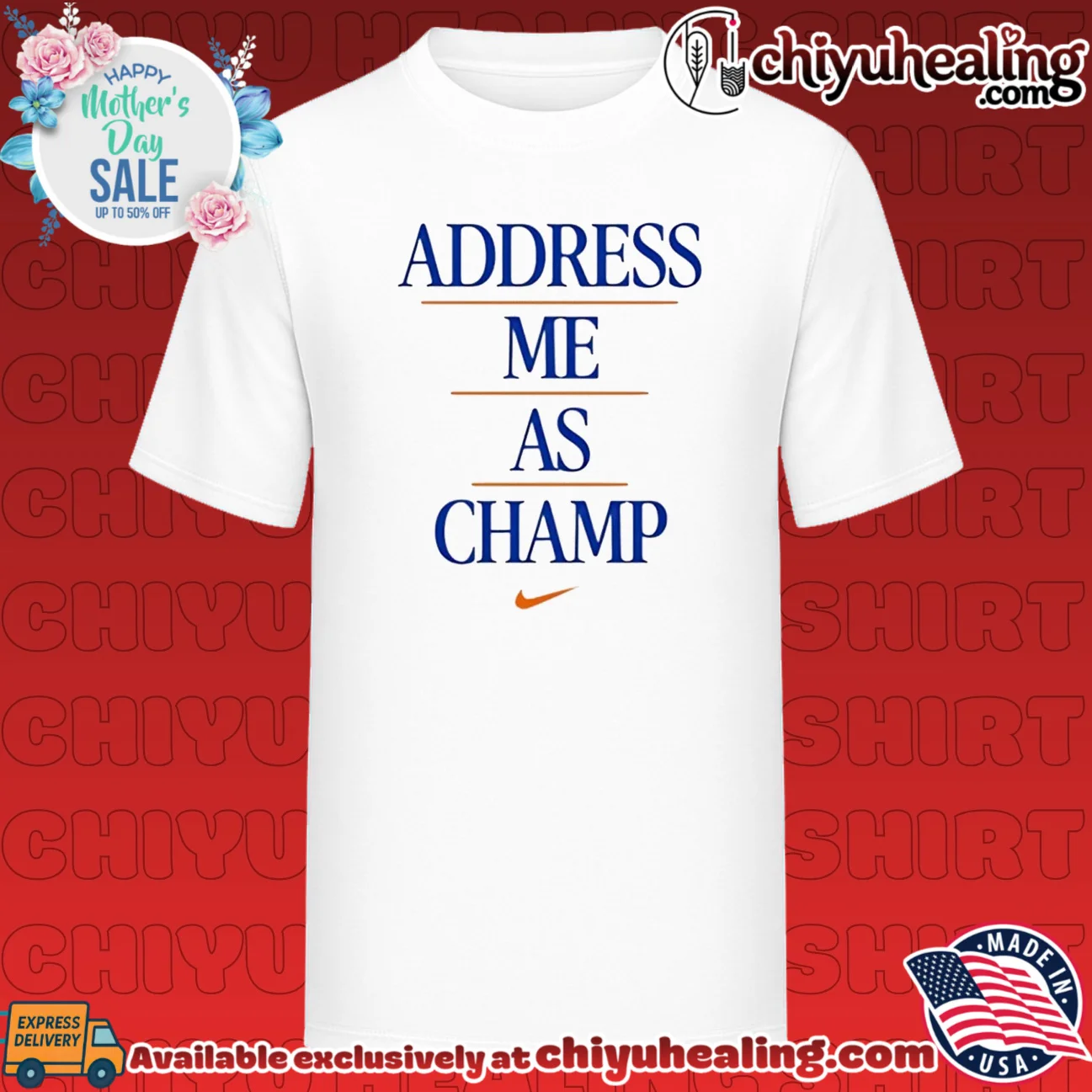 Address me as Champ New York Knicks logo 2026