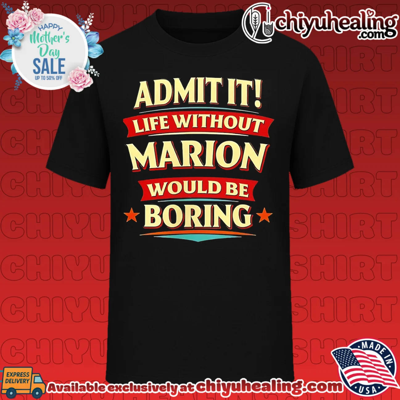 Admit it life without Marion would be boring text
