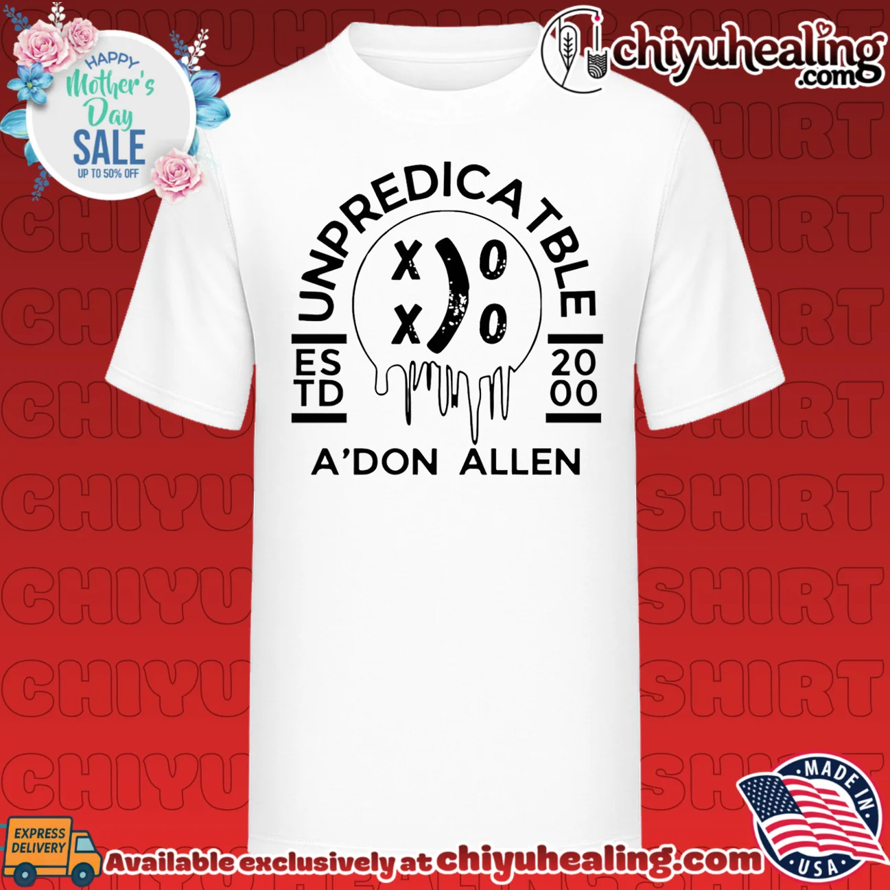 Adon Allen unpredictable made in 2000 vintage shirt & hoodie