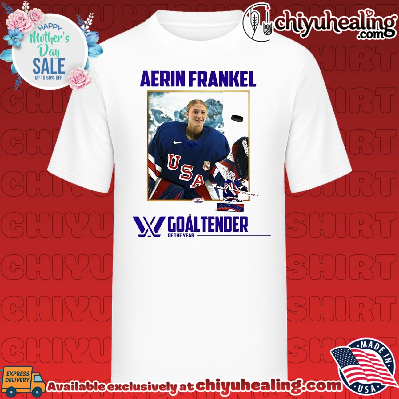 Aerin Frankel USA hockey goaltender of the year 2026