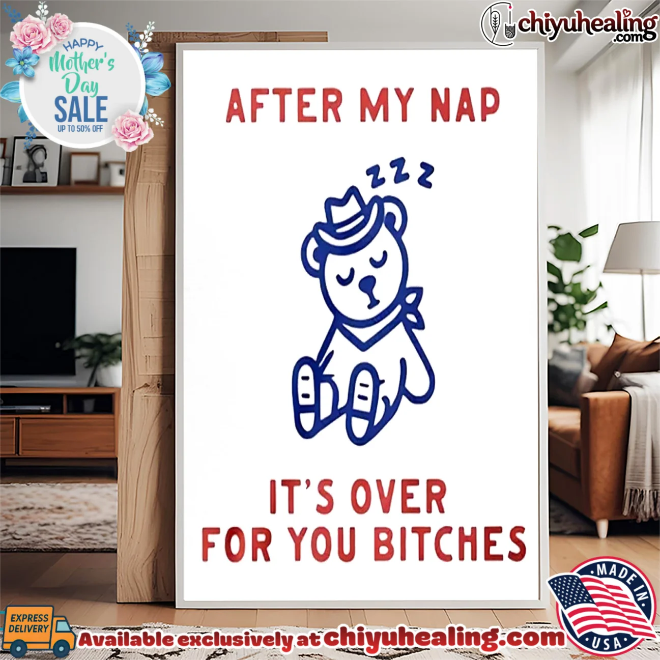 After my nap it's over for you bitches shirt & hoodie After my nap it's over for you bitches shirt & hoodie