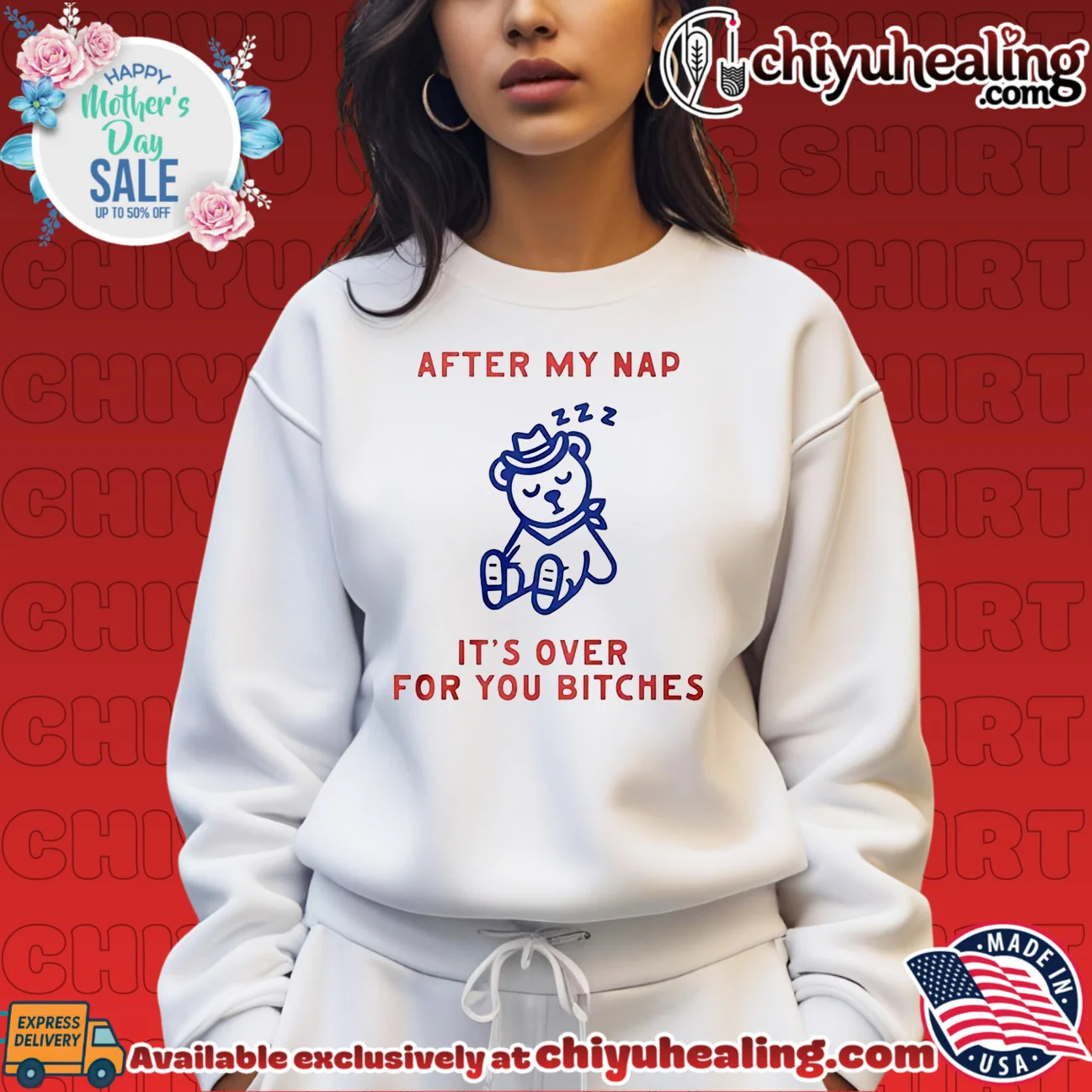 After my nap it's over for you bitches shirt & hoodie After my nap it's over for you bitches shirt & hoodie