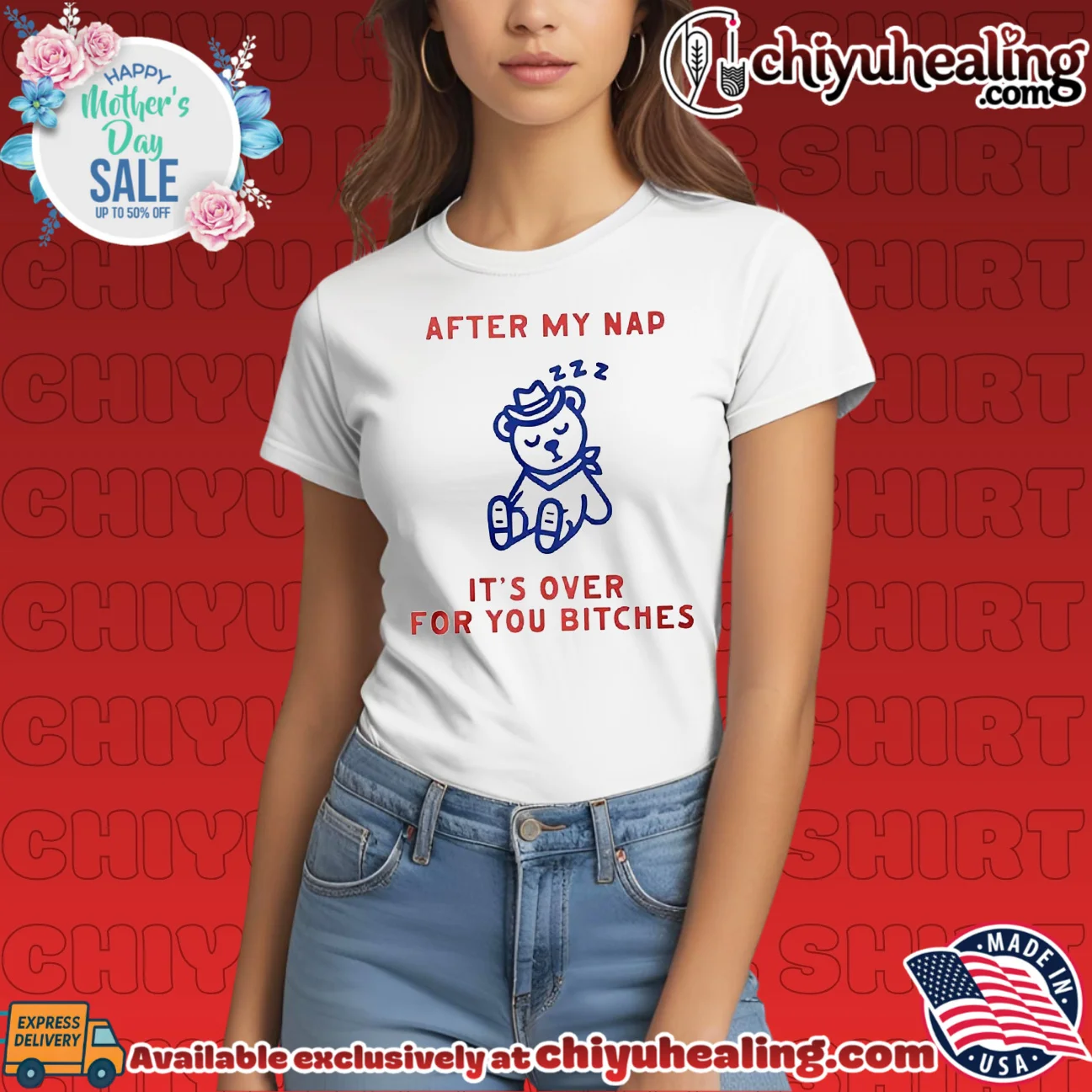 After my nap it's over for you bitches shirt & hoodie After my nap it's over for you bitches shirt & hoodie