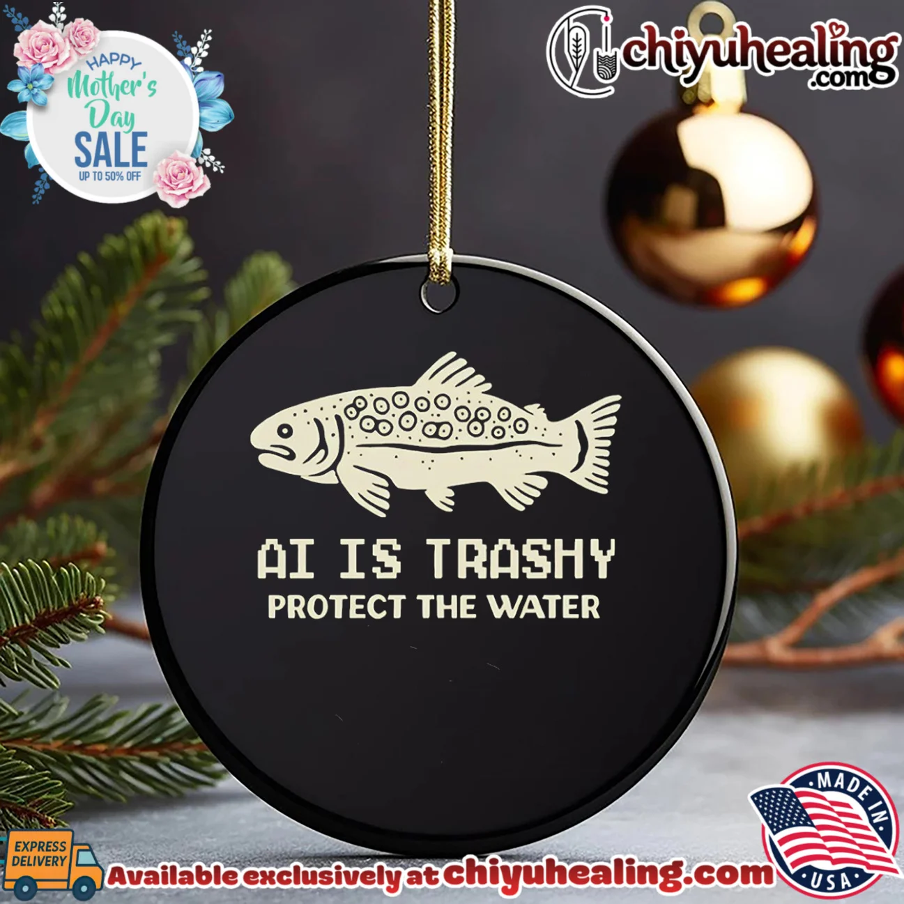 AI Is Trashy Protect The Water limited shirt & hoodie | Exclusive Fan Gear AI Is Trashy Protect The Water