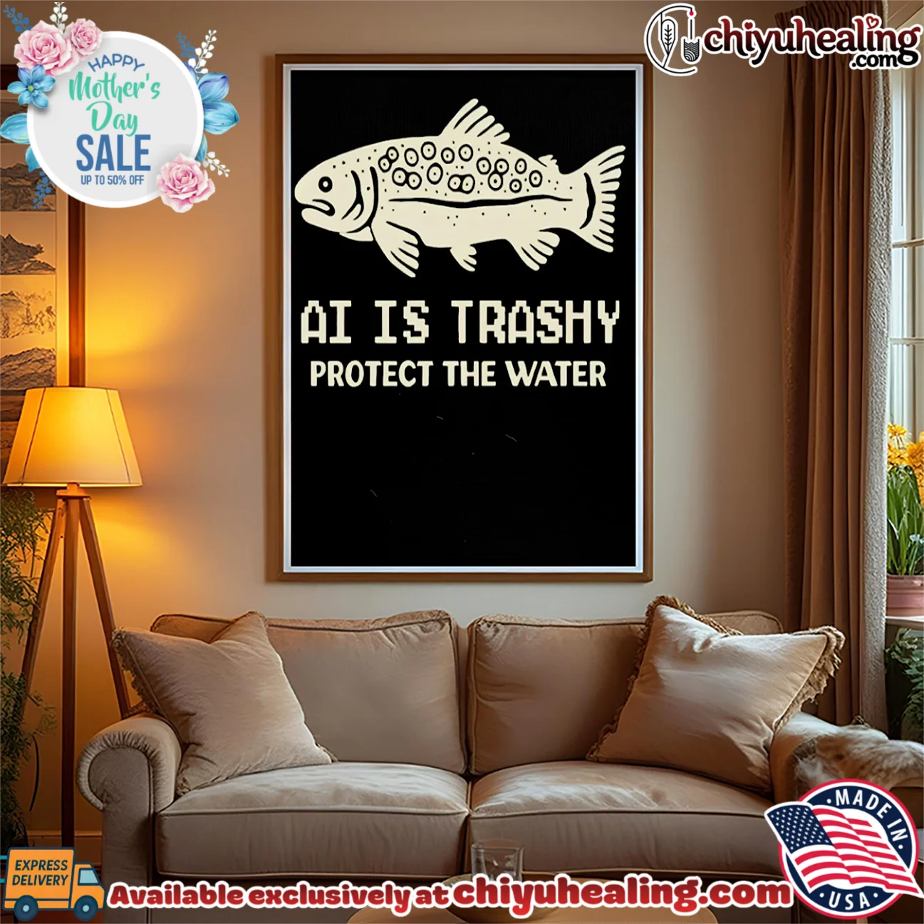 AI Is Trashy Protect The Water limited shirt & hoodie | Exclusive Fan Gear AI Is Trashy Protect The Water