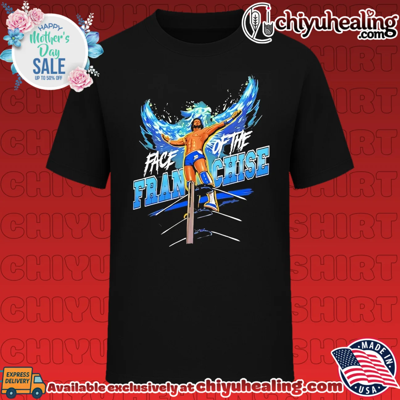 AJ Styles face of the Franchise illustration