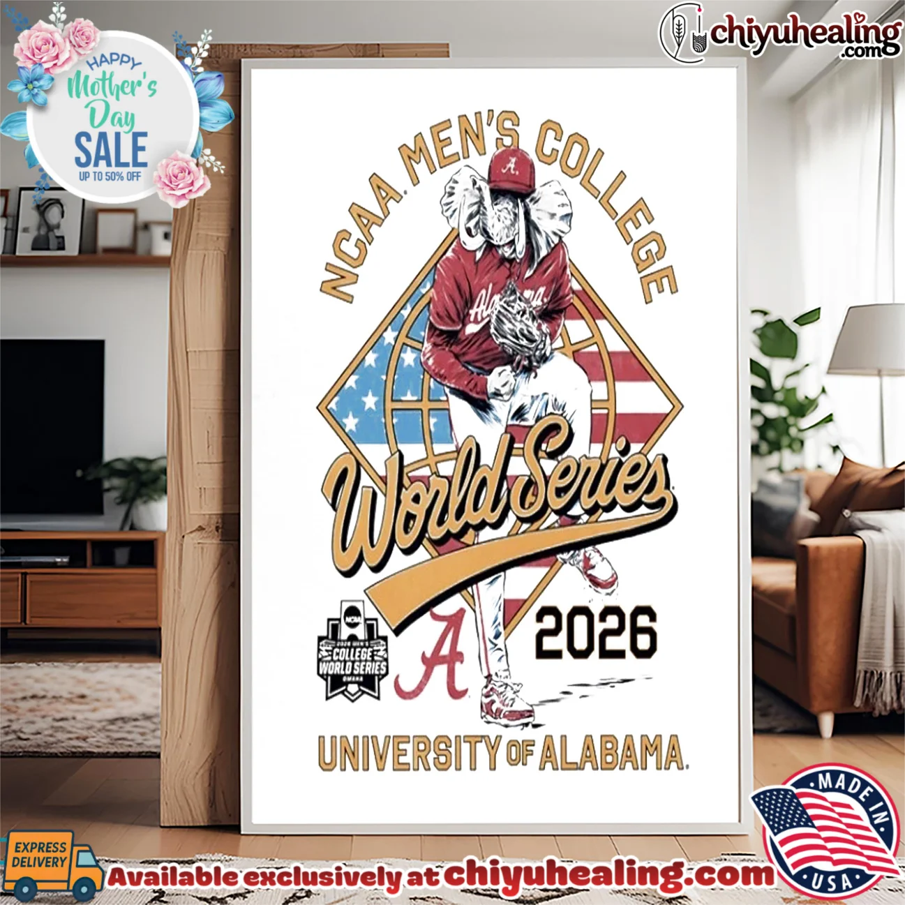 Alabama Baseball NCAA Men's College World Series 2026 masterpiece shirt & hoodie - Perfect Fan Gift Alabama Baseball NCAA Men's College World Series 2026