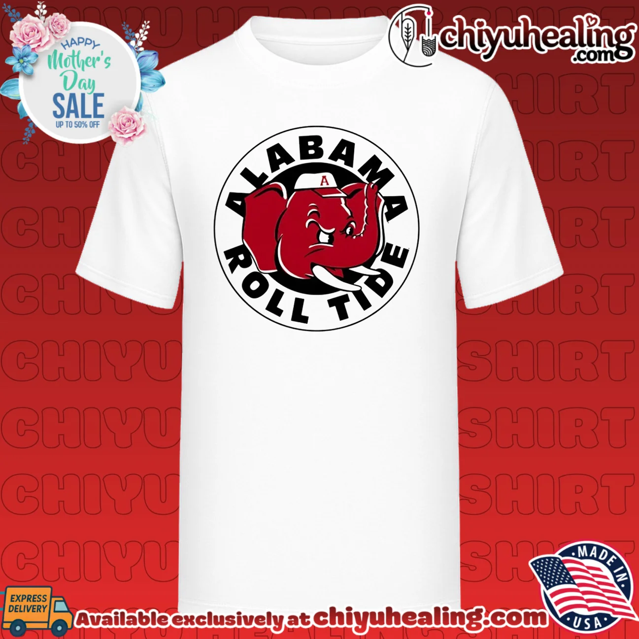 Alabama Crimson Tide Baseball Roll Tide logo