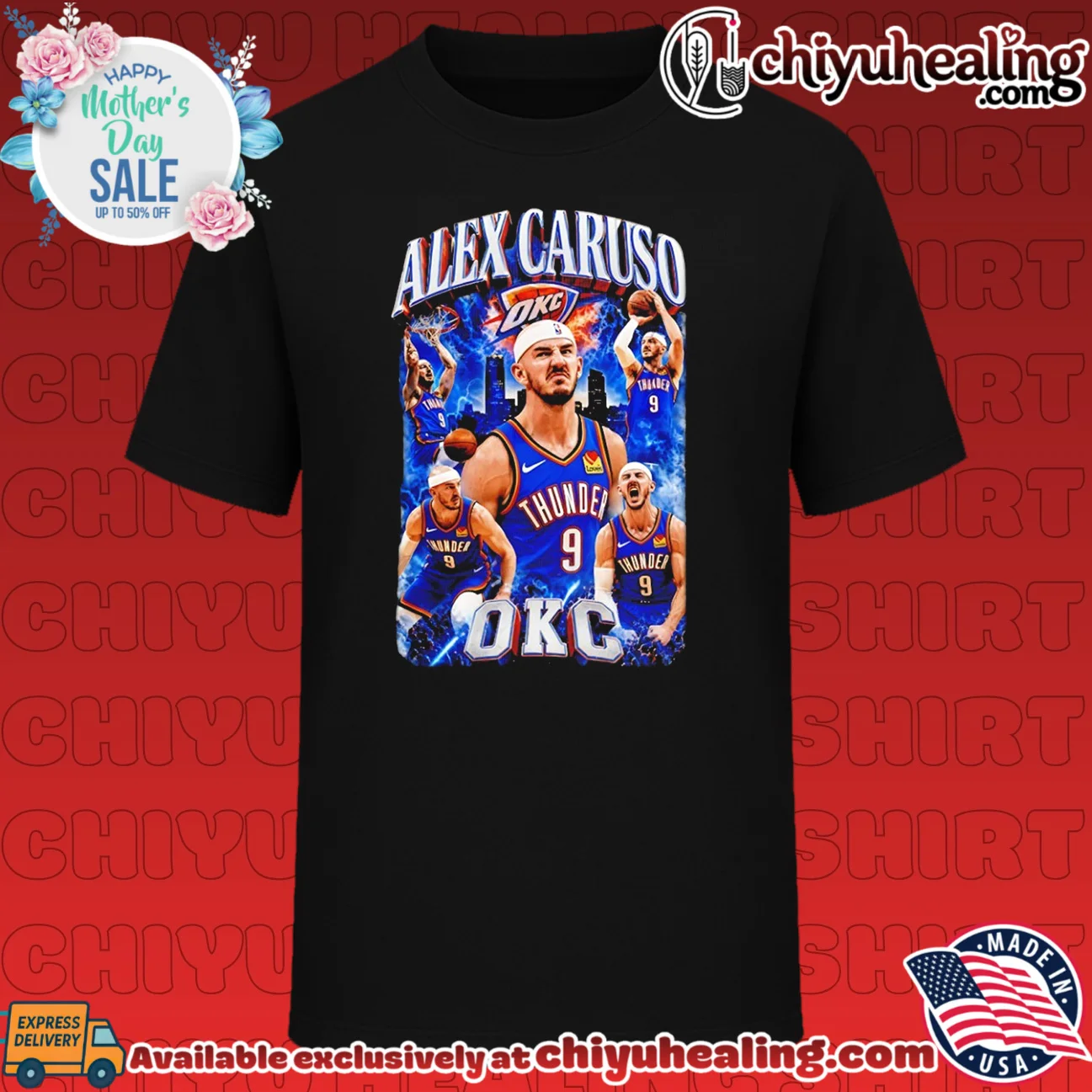 Alex Caruso Oklahoma City Thunder player collage 2026