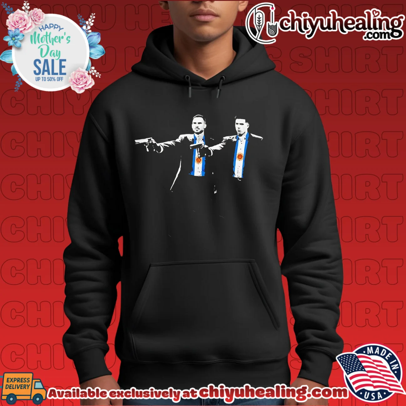 Alexis Mac Allister and Enzo Fernandez Argentina National Team Pulp Fiction shirt & hoodie Alexis Mac Allister and Enzo Fernandez Argentina National Team Pulp Fiction shirt & hoodie