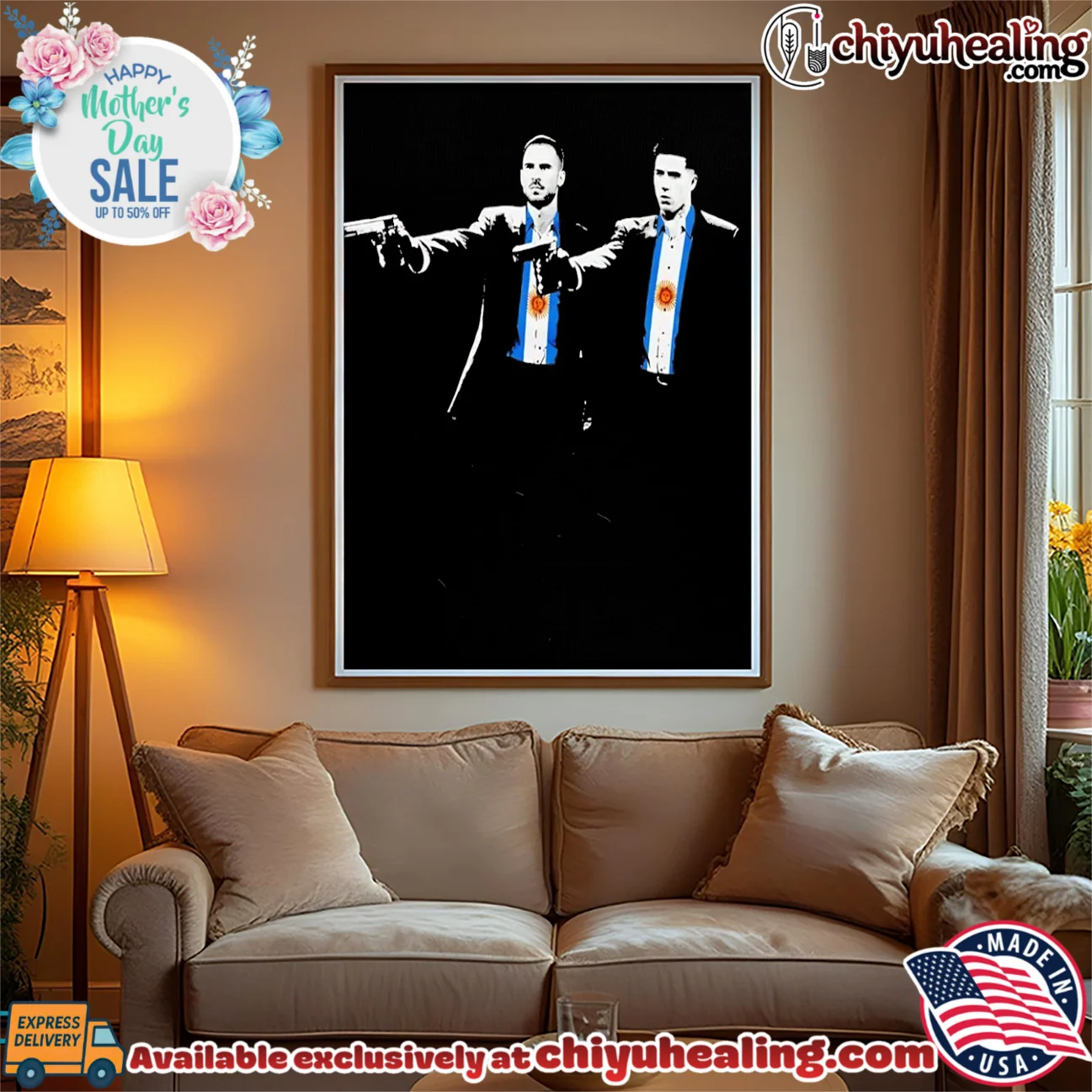 Alexis Mac Allister and Enzo Fernandez Argentina National Team Pulp Fiction shirt & hoodie Alexis Mac Allister and Enzo Fernandez Argentina National Team Pulp Fiction