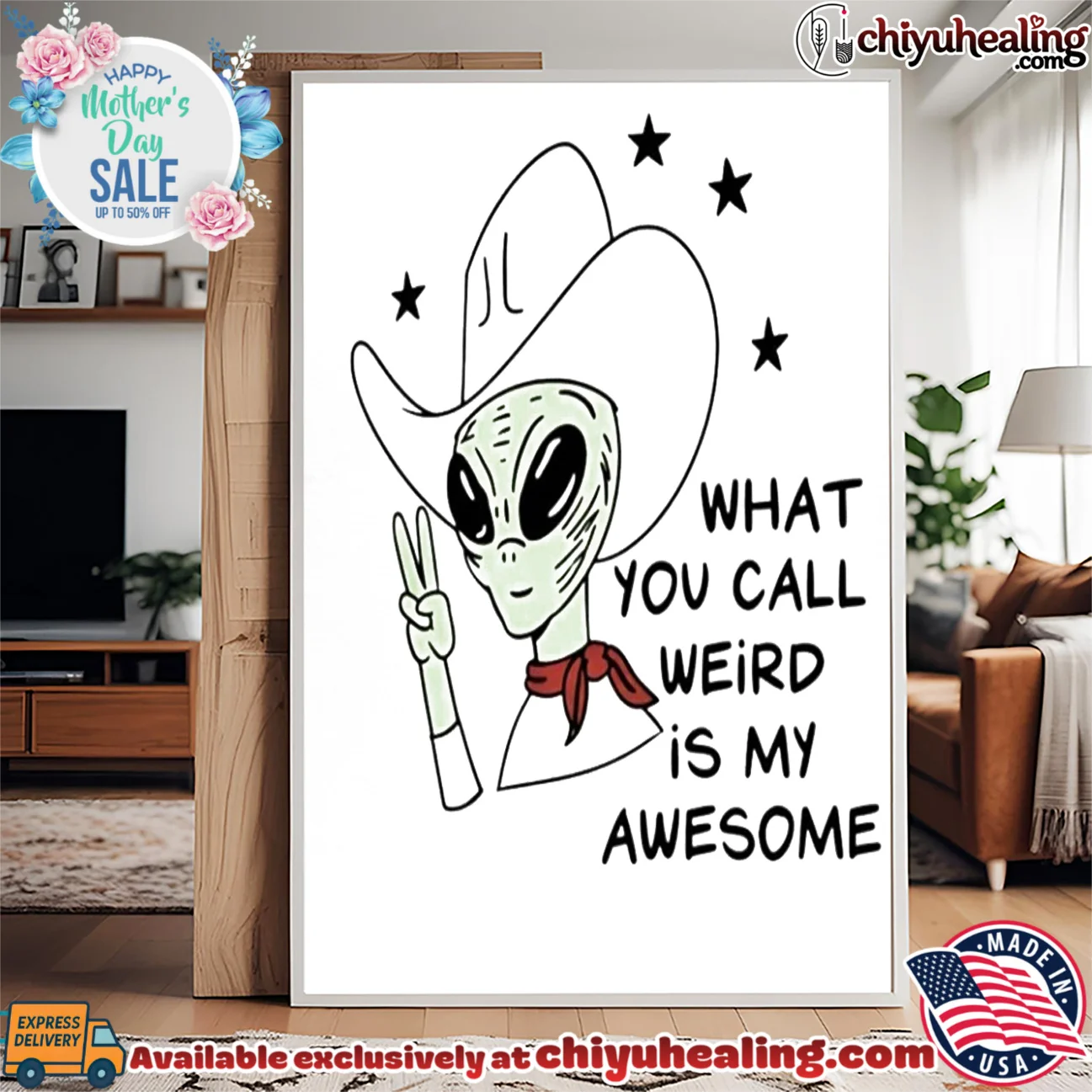 Alien Cowboy what you call weird is my awesome ultimate shirt & hoodie | Limited Stock Edition Alien Cowboy what you call weird is my awesome