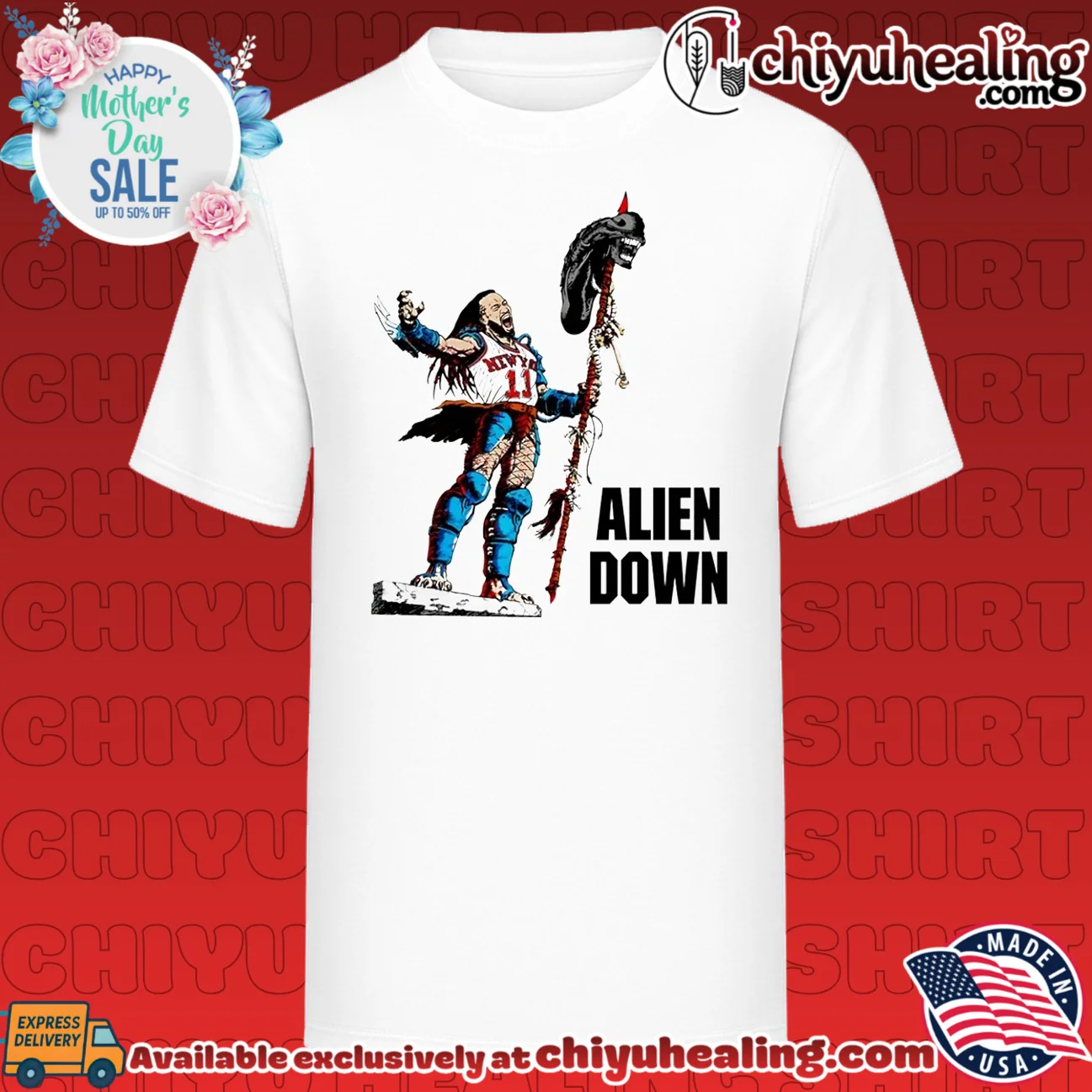 Alien Down Jalen Brunson New York Knicks