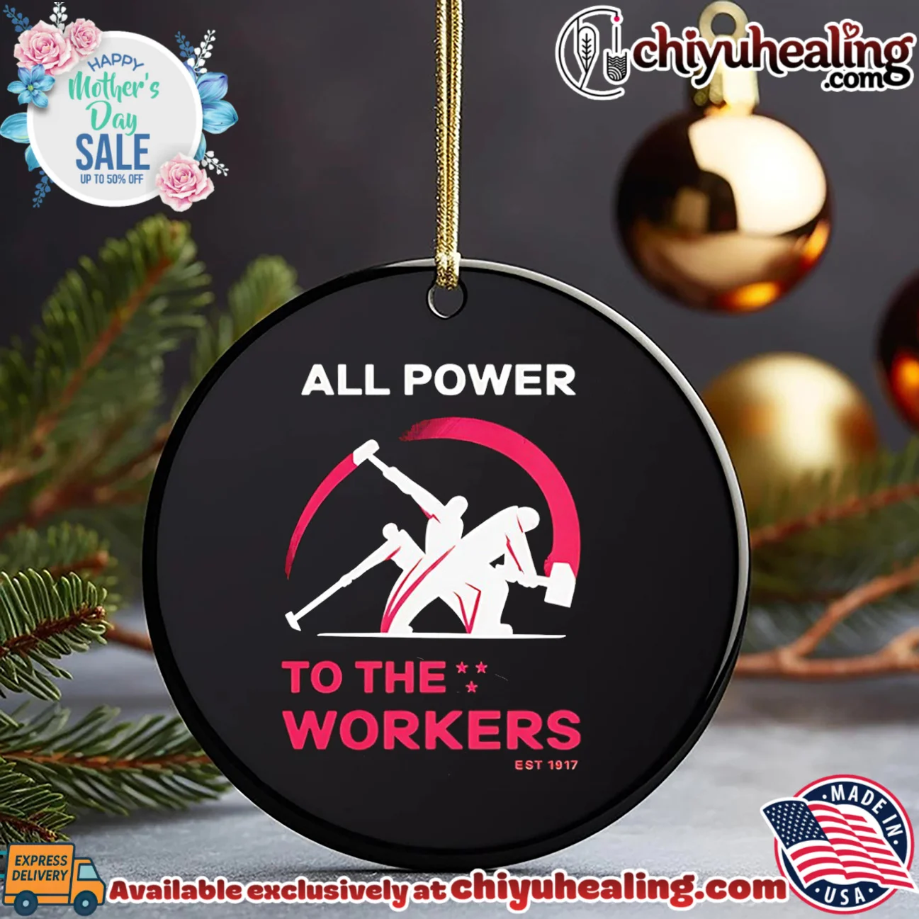 All power to the workers illustration shirt elite shirt & hoodie - Everyday Fit All power to the workers illustration shirt