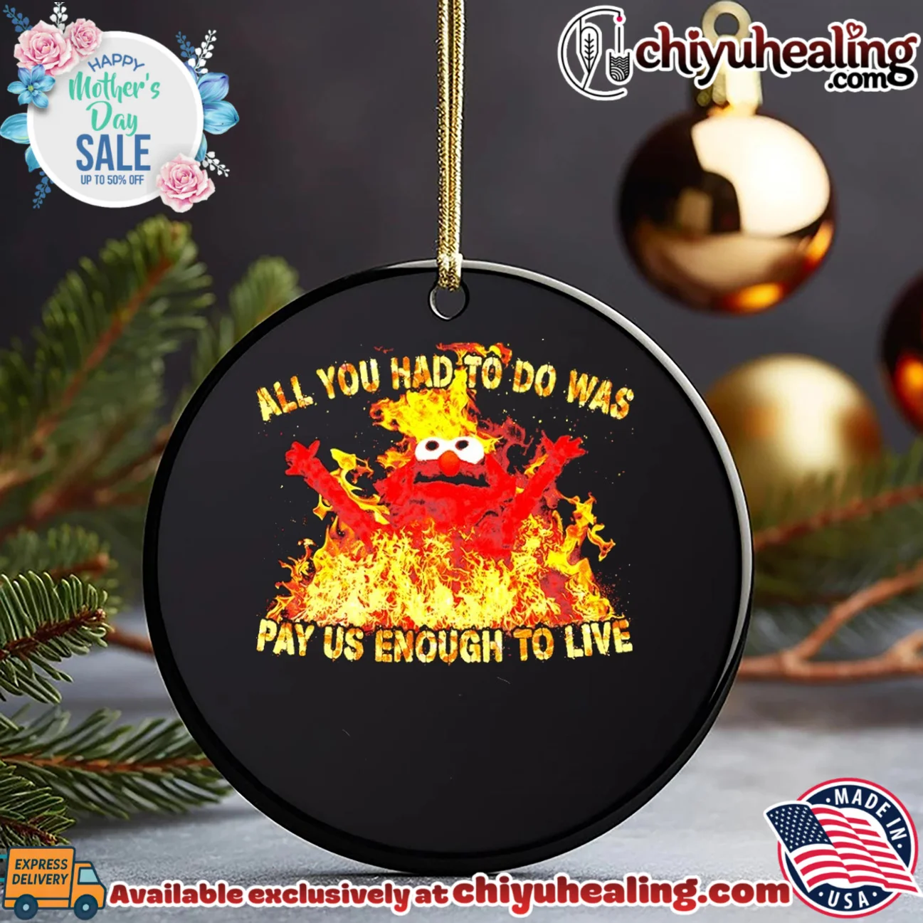 All You Had to Do Was Pay Us Enough to Live fire graphic shirt & hoodie All You Had to Do Was Pay Us Enough to Live fire graphic