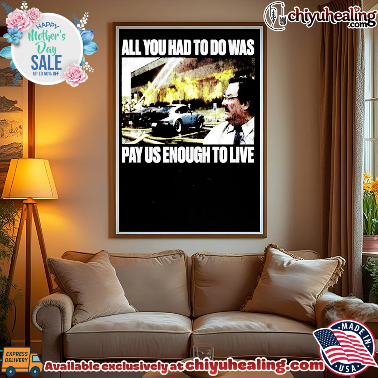 All You Had to Do Was Pay Us Enough to Live shirt & hoodie All You Had to Do Was Pay Us Enough to Live