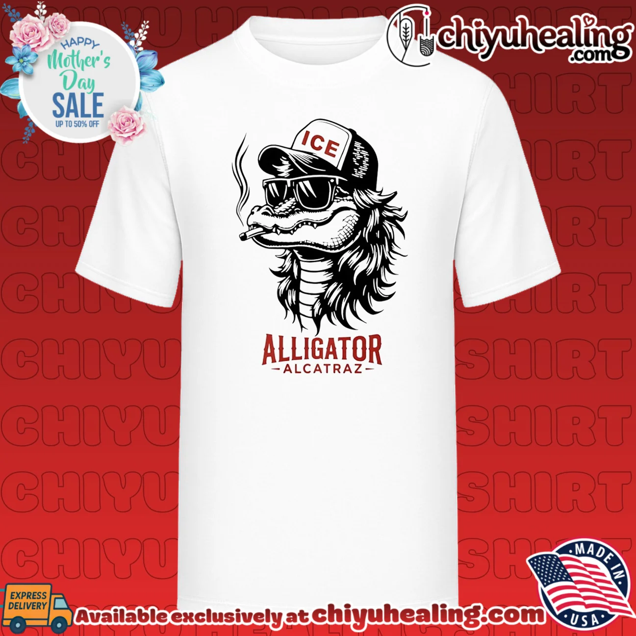 Alligator Alcatraz Ice smoking shirt & hoodie