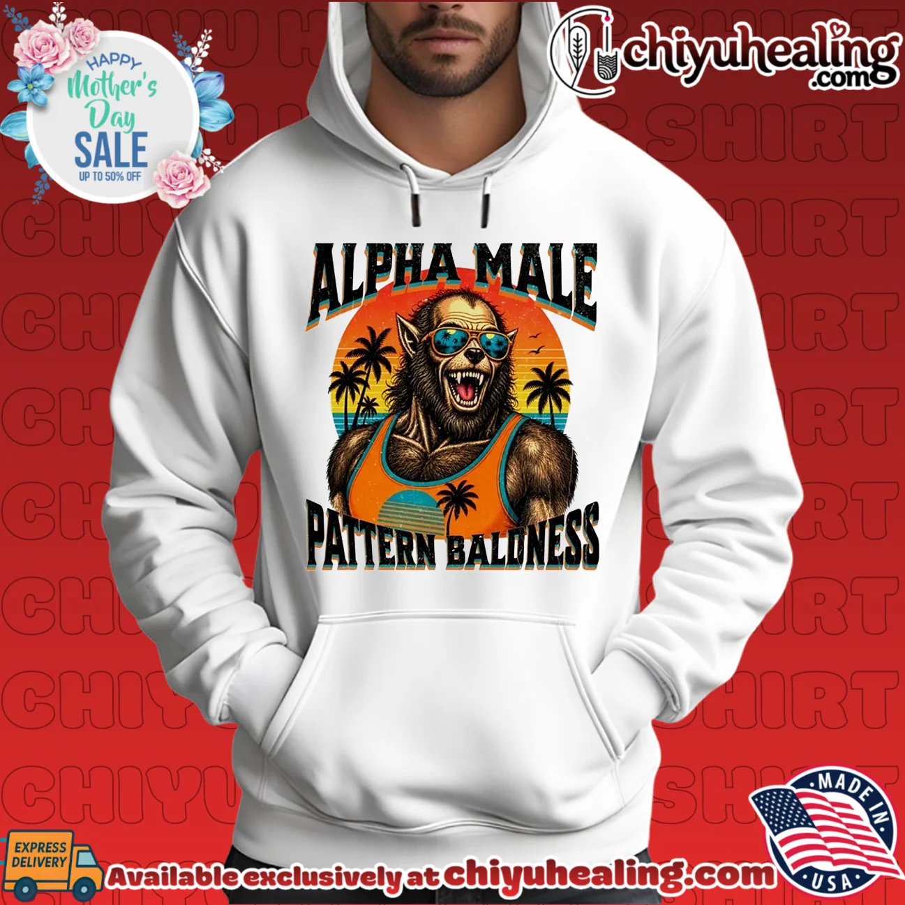 Alpha Male Pattern Baldness werewolf funny shirt & hoodie Alpha Male Pattern Baldness werewolf funny shirt & hoodie