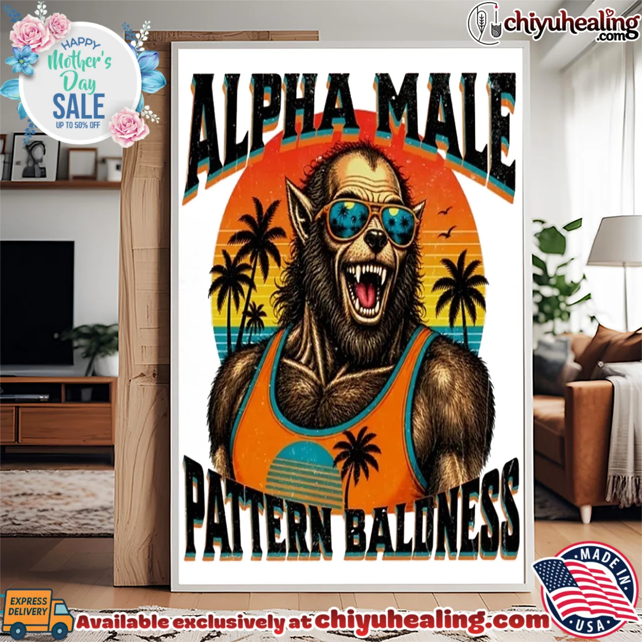 Alpha Male Pattern Baldness werewolf funny shirt & hoodie Alpha Male Pattern Baldness werewolf funny shirt & hoodie
