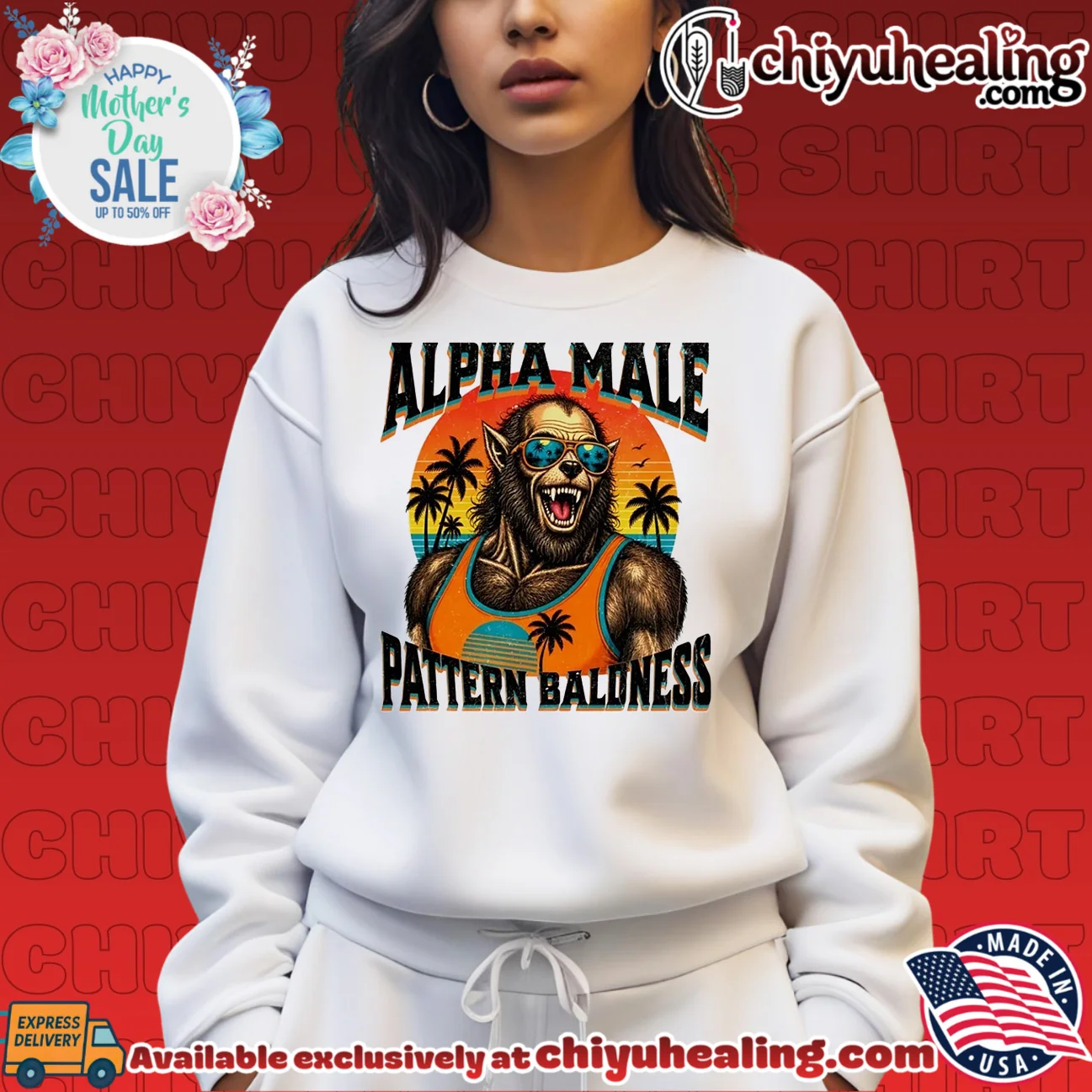 Alpha Male Pattern Baldness werewolf funny shirt & hoodie Alpha Male Pattern Baldness werewolf funny shirt & hoodie