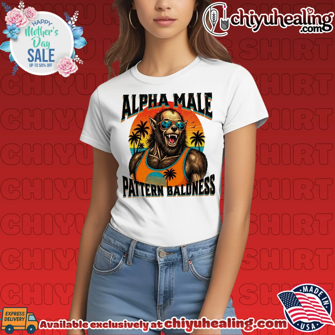 Alpha Male Pattern Baldness werewolf funny shirt & hoodie Alpha Male Pattern Baldness werewolf funny shirt & hoodie