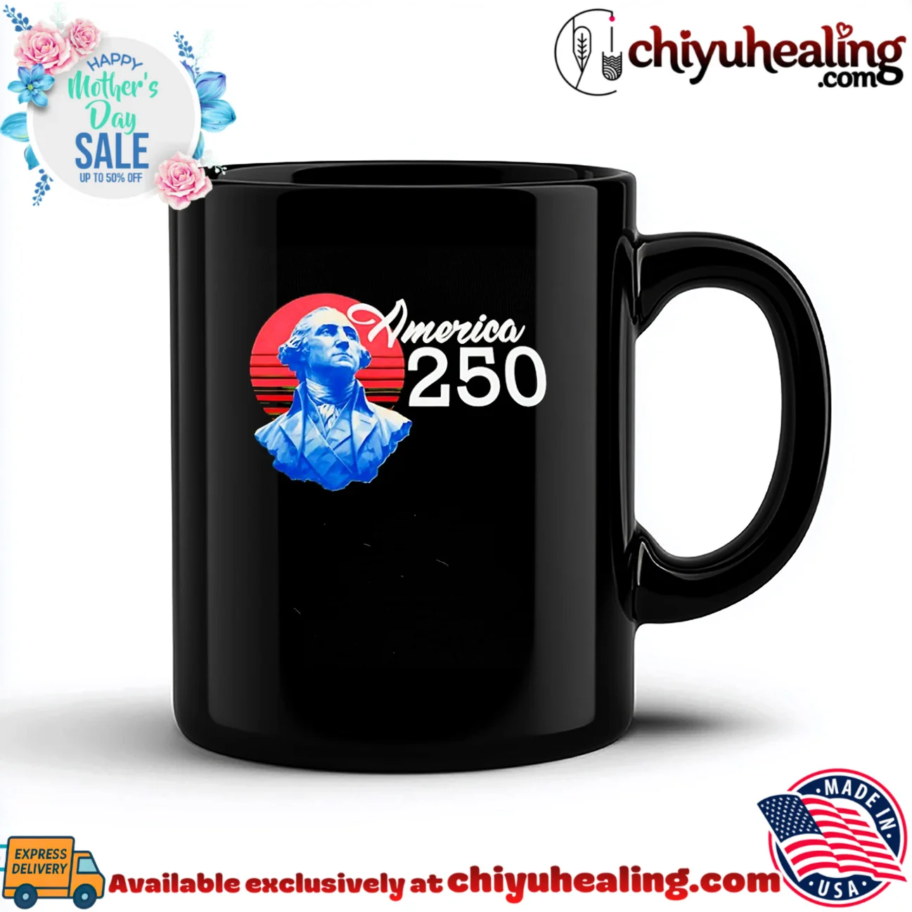 America 250 George Washington Patriotic shirt & hoodie America 250 George Washington Patriotic shirt & hoodie